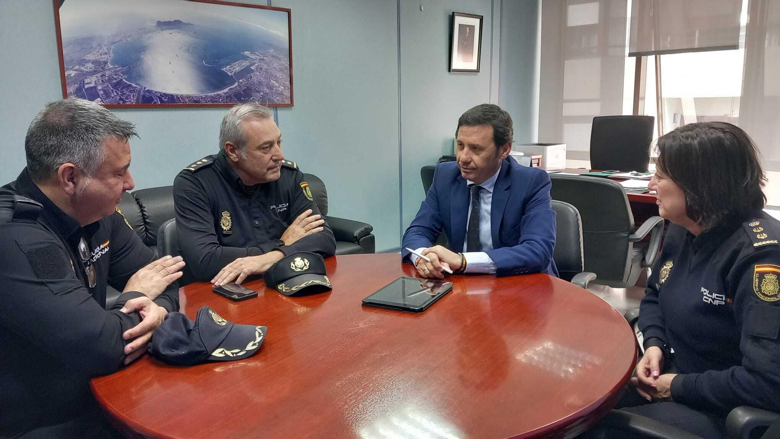 Reunión de Javier Rodríguez Ros, este lunes, con Francisco López Matesanz.