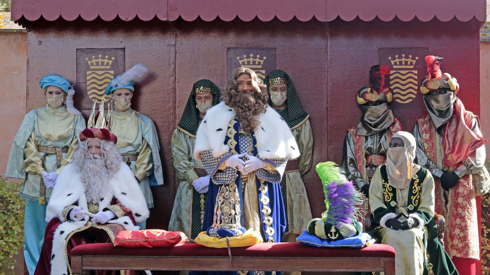 Coronación de los Reyes Magos de Jerez en el Alcázar
