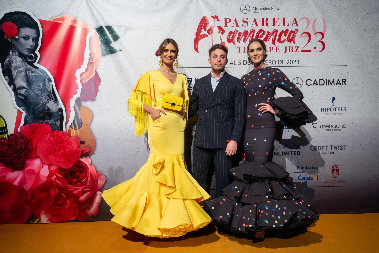 Desfile de Rafael Leveque en la Pasarela Flamenca Jerez Tío Pepe 2023