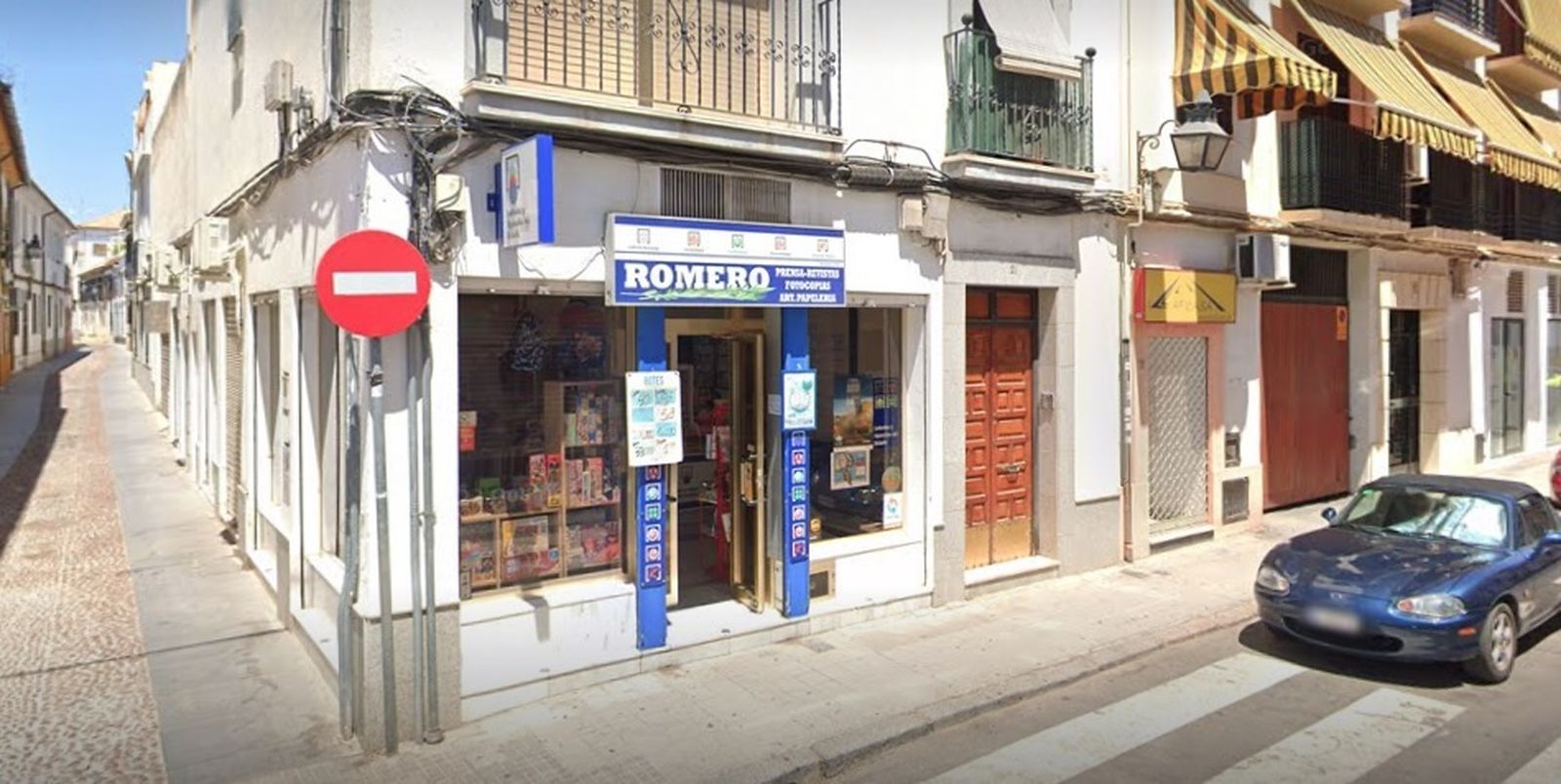 Despacho de la calle María Auxiliadora que ha vendido el segundo premio de la Bonoloto.