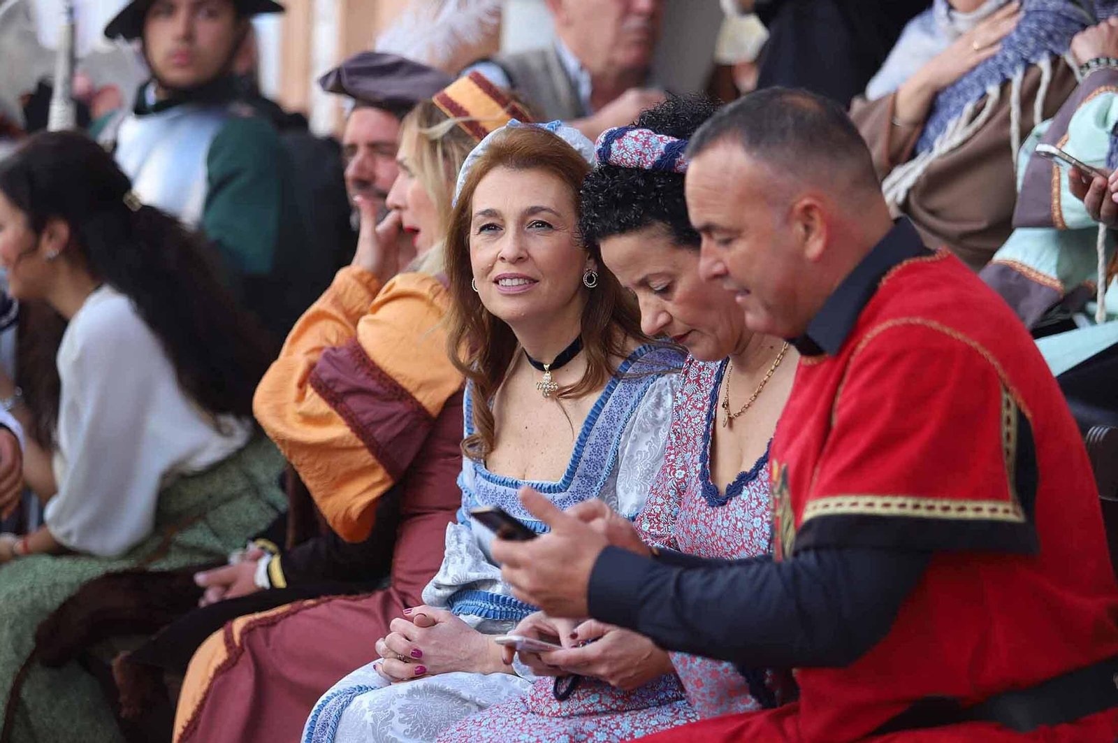 Imágenes del gran ambiente en la Feria Medieval de Palos de la Frontera, Huelva