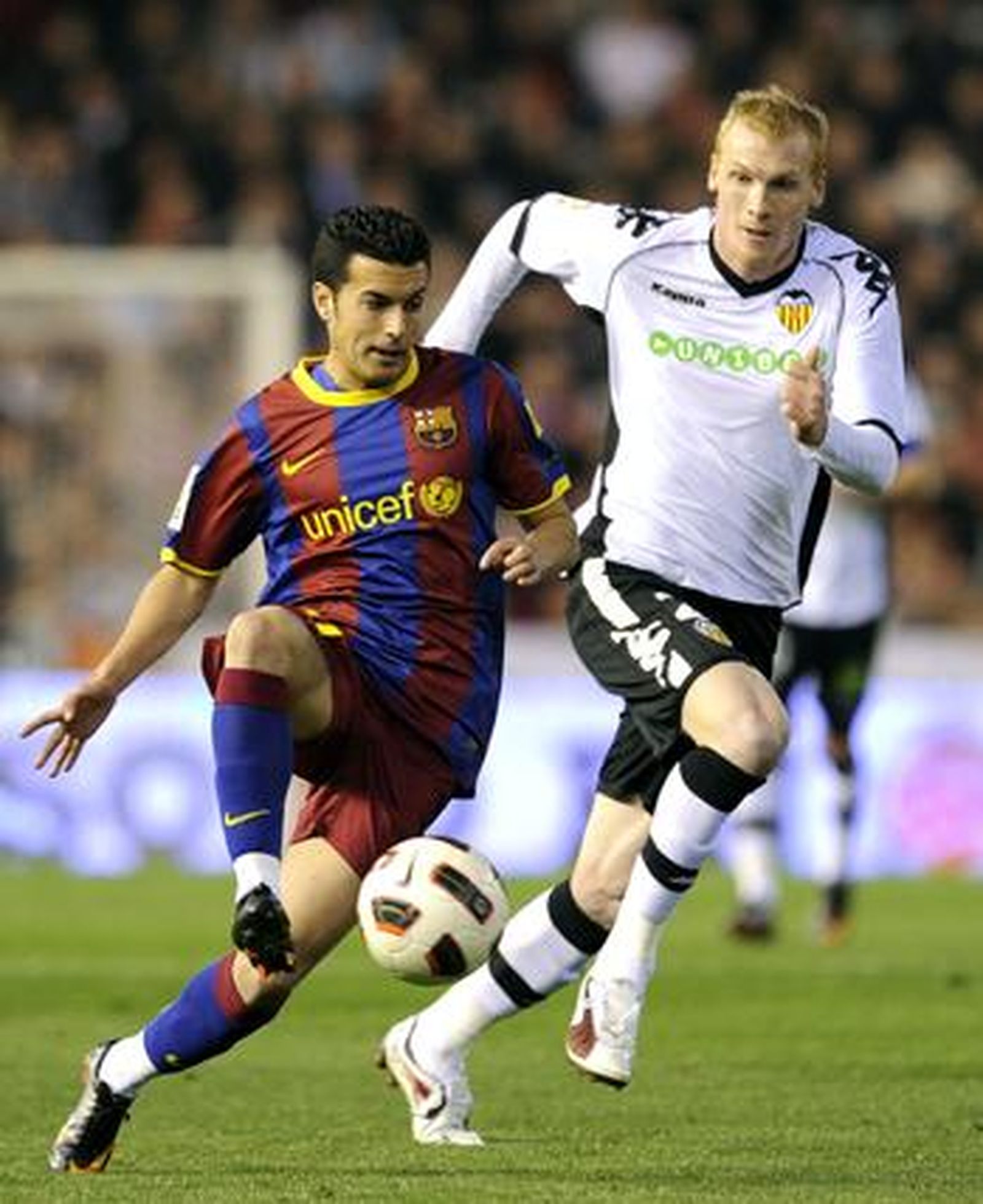 El Barcelona consigue una trabajada victoria en Mestalla.

Foto: AFP/ Reuters