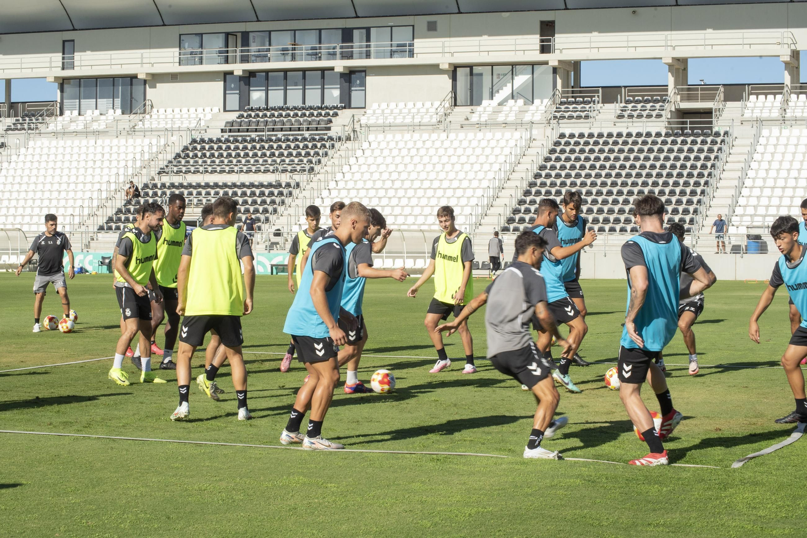 La Balona, durante un entrenamiento esta semana.