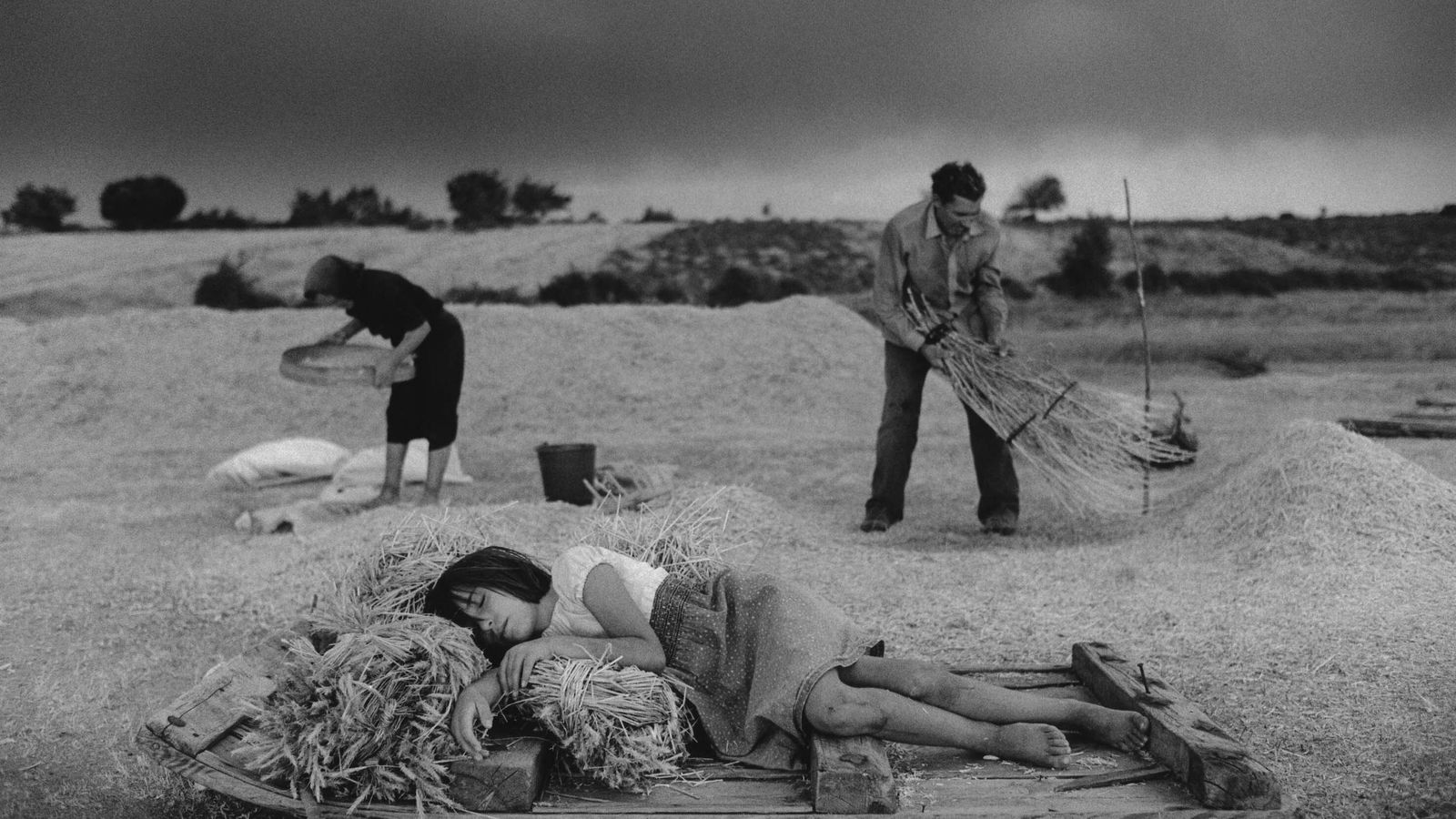En las eras. Escober, 1988. Una de las fotografías del proyecto 'España oculta'.