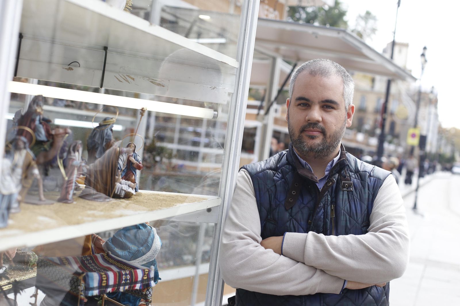 El pregonero del Carmen, en una imagen retrospectiva.