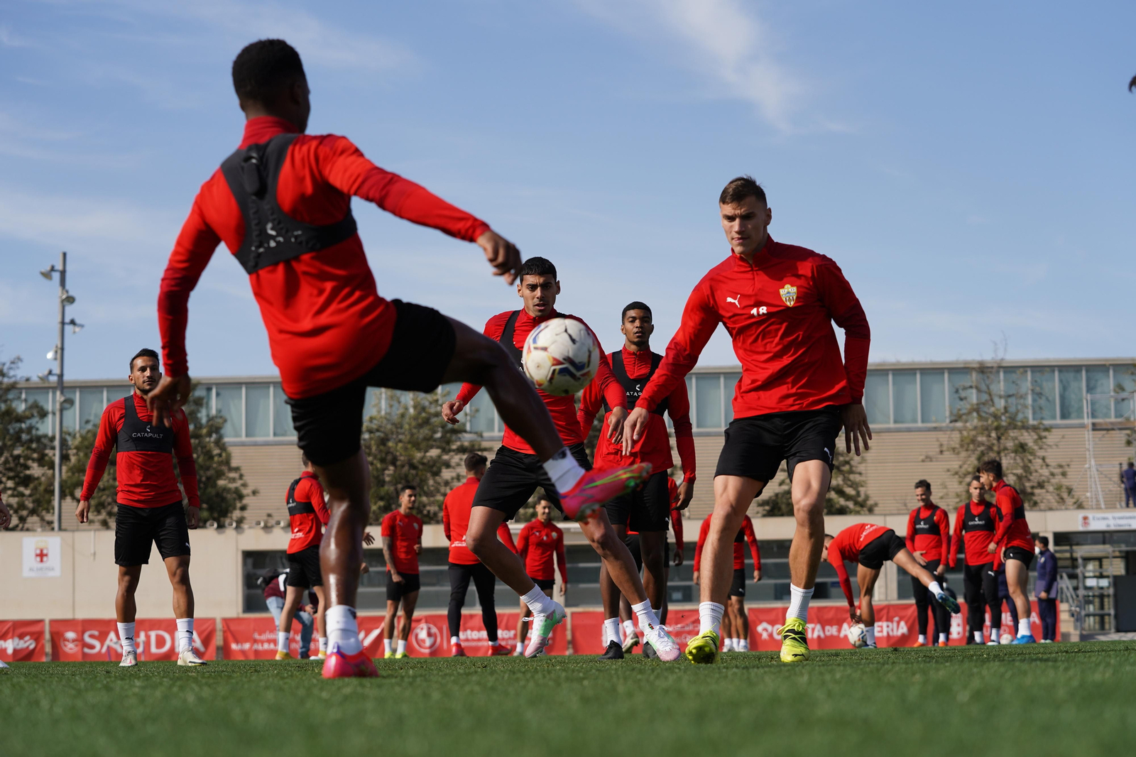 Entrenamiento del Almería, viernes 26