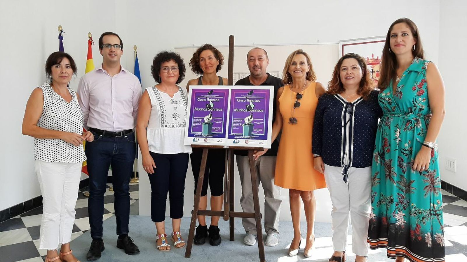 Presentación de la obra 'Cinco relatos y muchas sonrisas'.