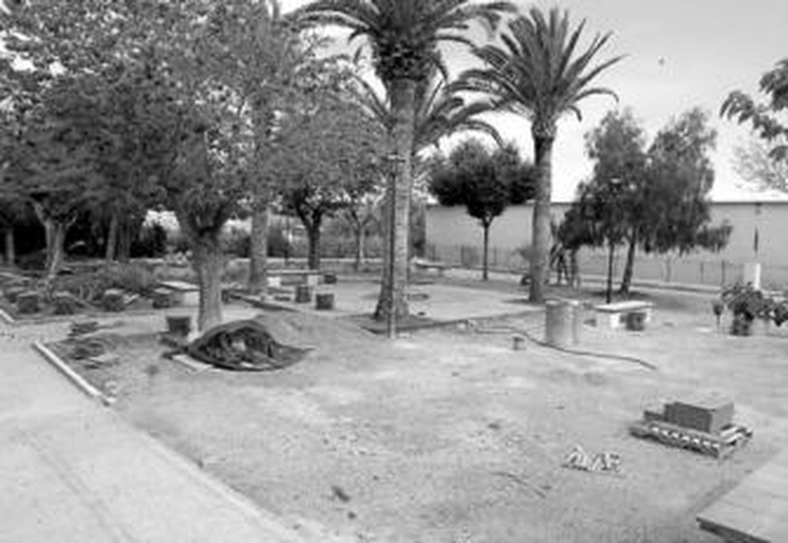 Ya se puede apreciar el avanzado estado de las obras del parque.