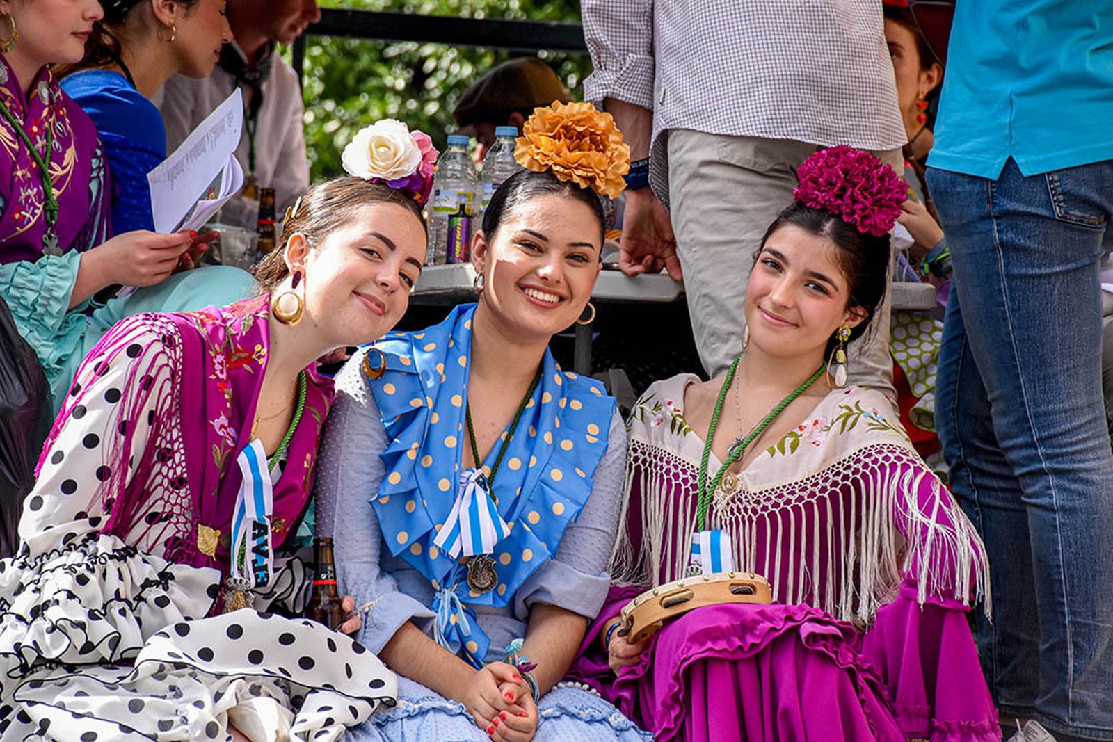 Imágenes de los carros de la Hermandad del Rocío de Huelva