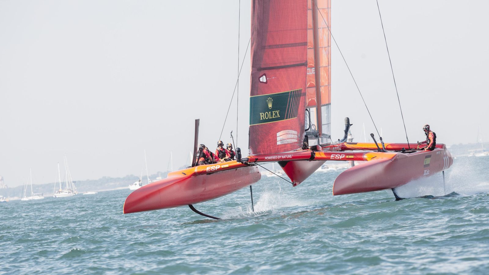 El equipo español de SailGP.