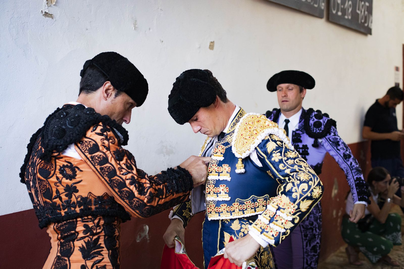 Diego Urdiales, Sebastián Castella y Daniel Luque, en la plaza de toros de El Puerto