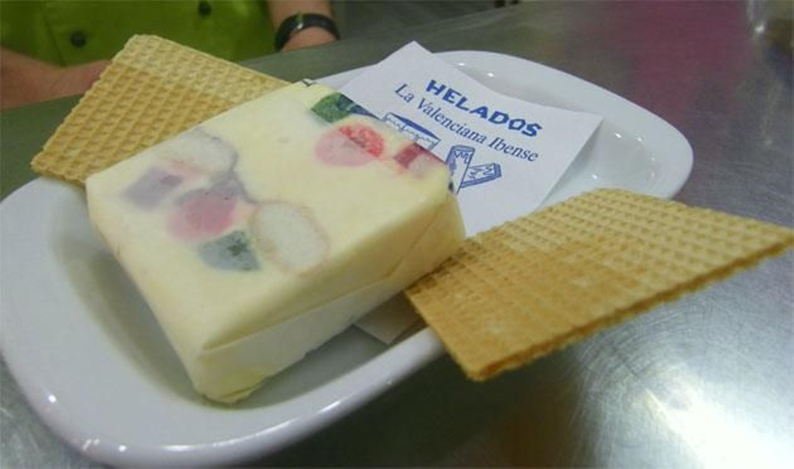 Helado "americano" en de La Valencina Ibense