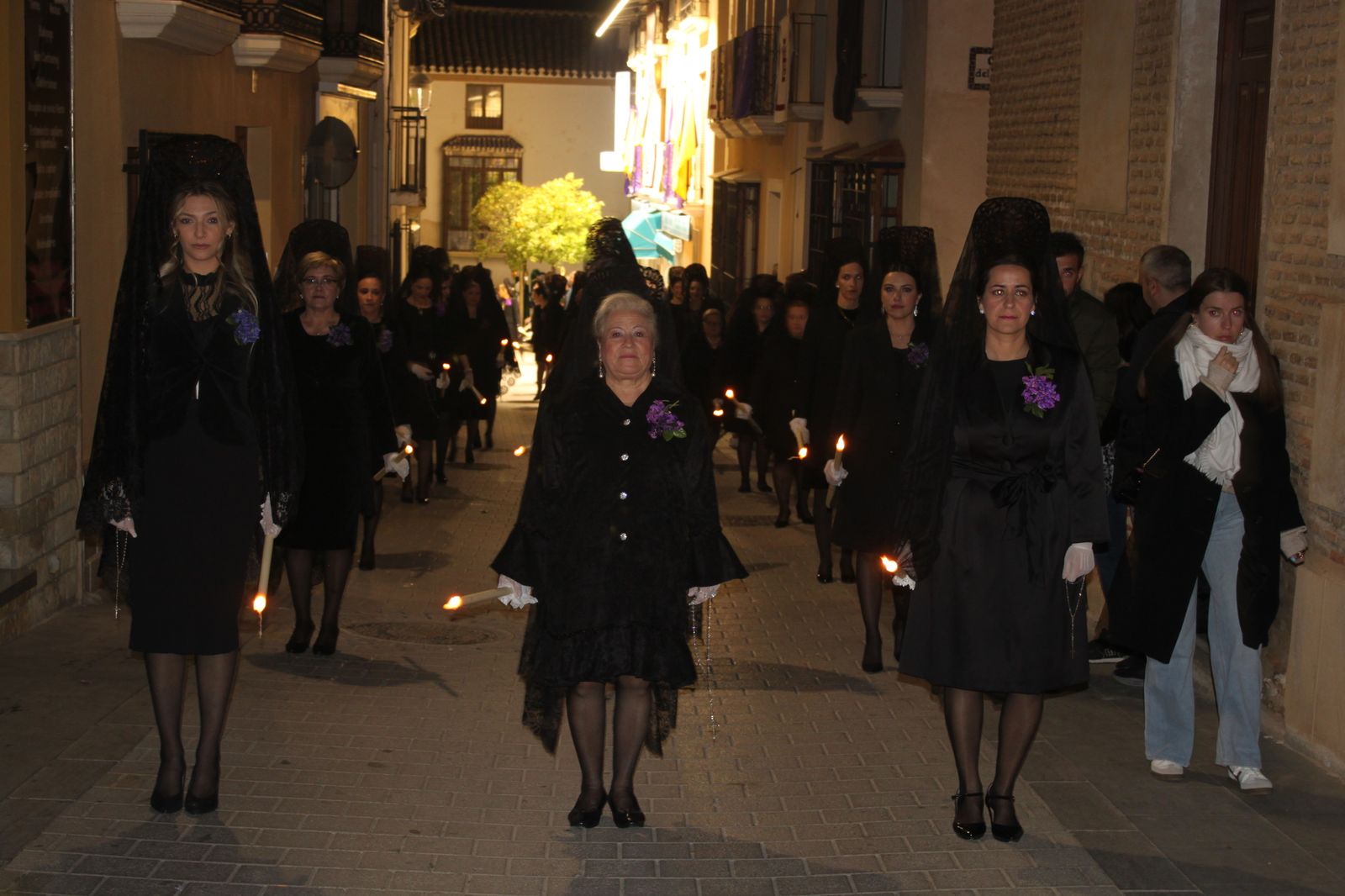 Las imágenes de las procesiones del Jueves Santo en Vélez Rubio