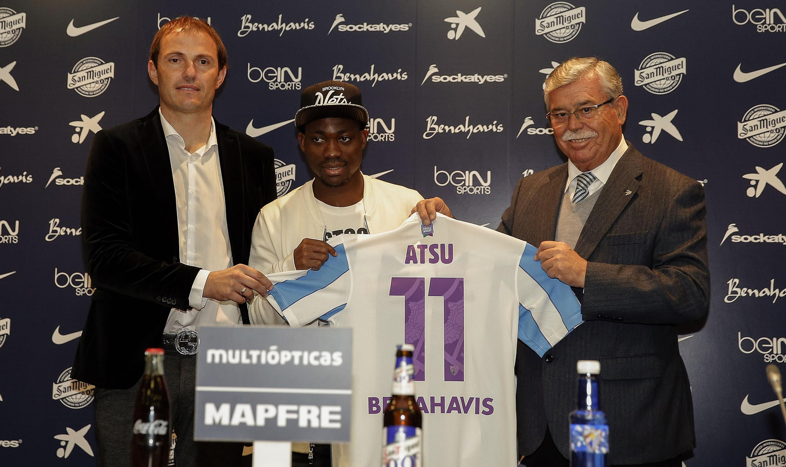 La etapa de Christian Atsu en el Málaga CF, en imágenes