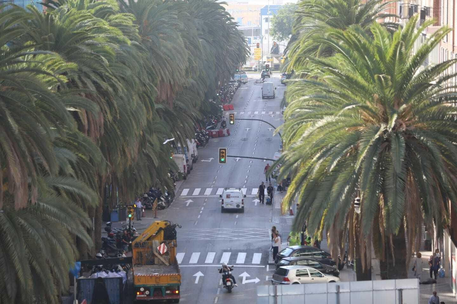 Fotos de la reapertura al tráfico de la Avenida de Andalucía y la Alameda de Colón
