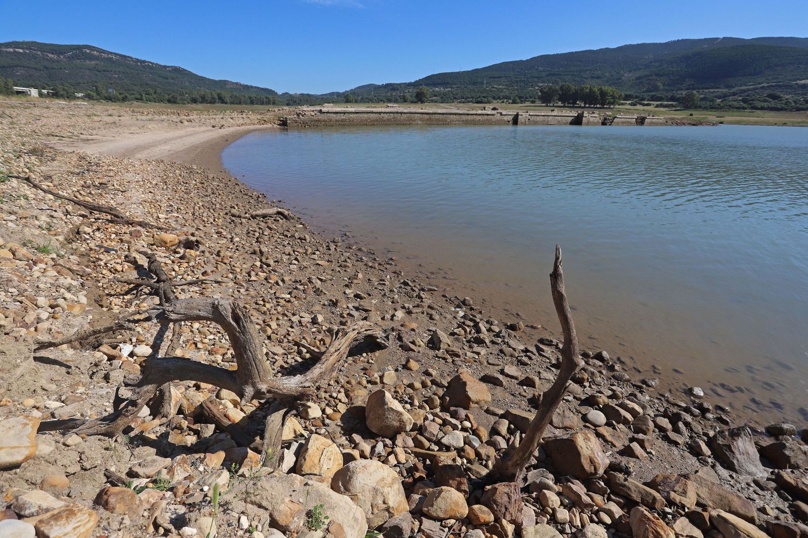 Una imagen del embalse de Charco Redondo.