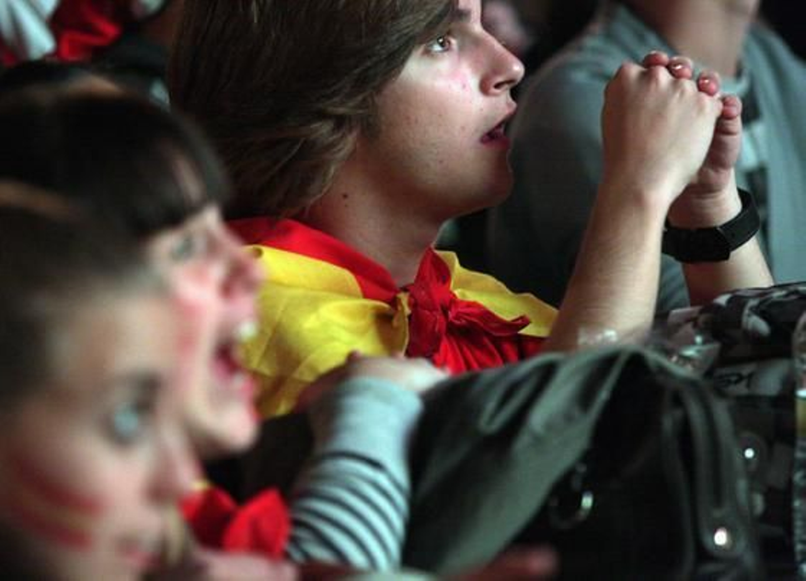Los aficionados de la selección se volcaron con los jugadores en Granada.

Foto: Maria de la Cruz / Lucia Rivas