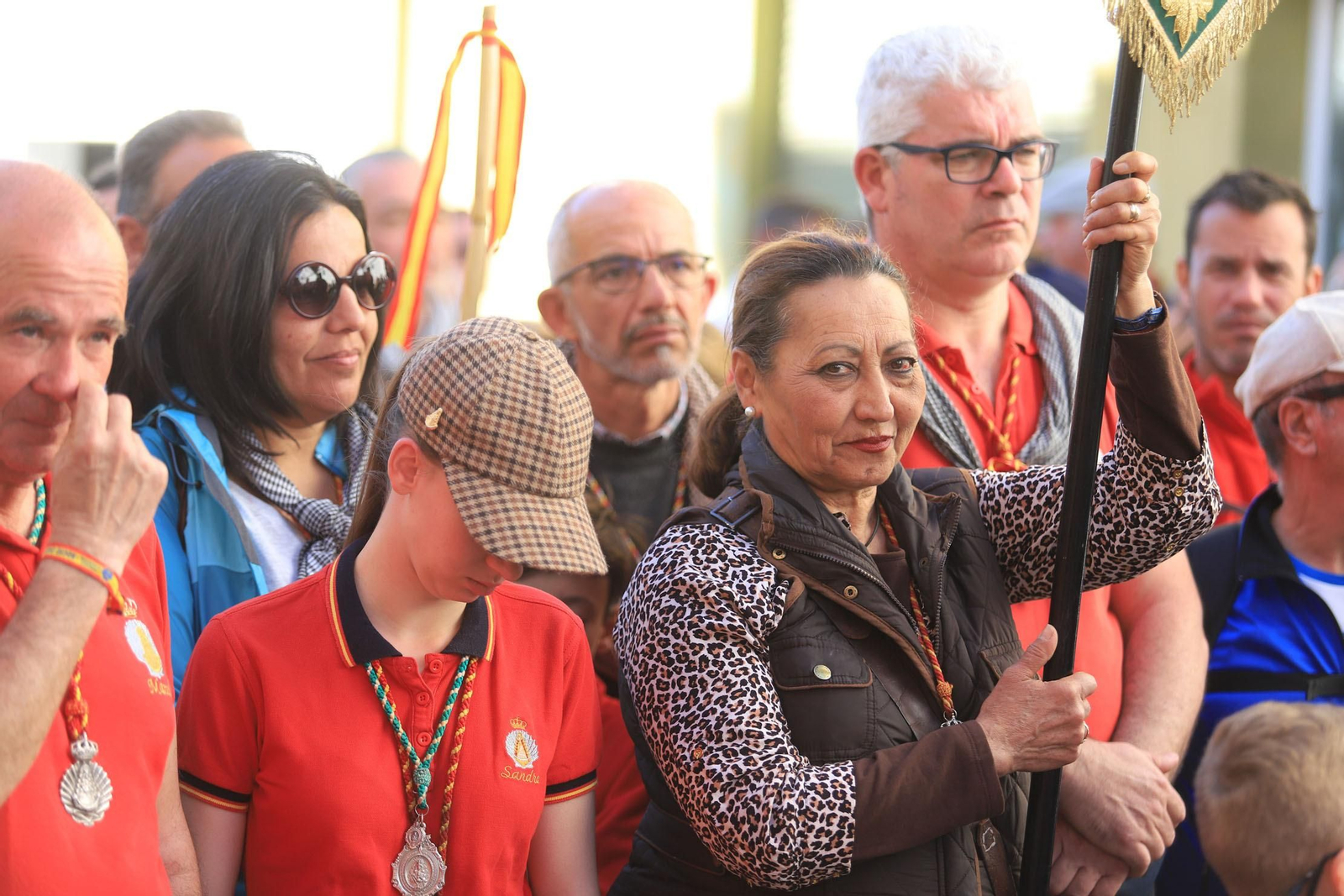 Imágenes de la llegada de la peregrinación de Emigrantes a Almonte acompañando a la Hermandad de San Juan del Puerto