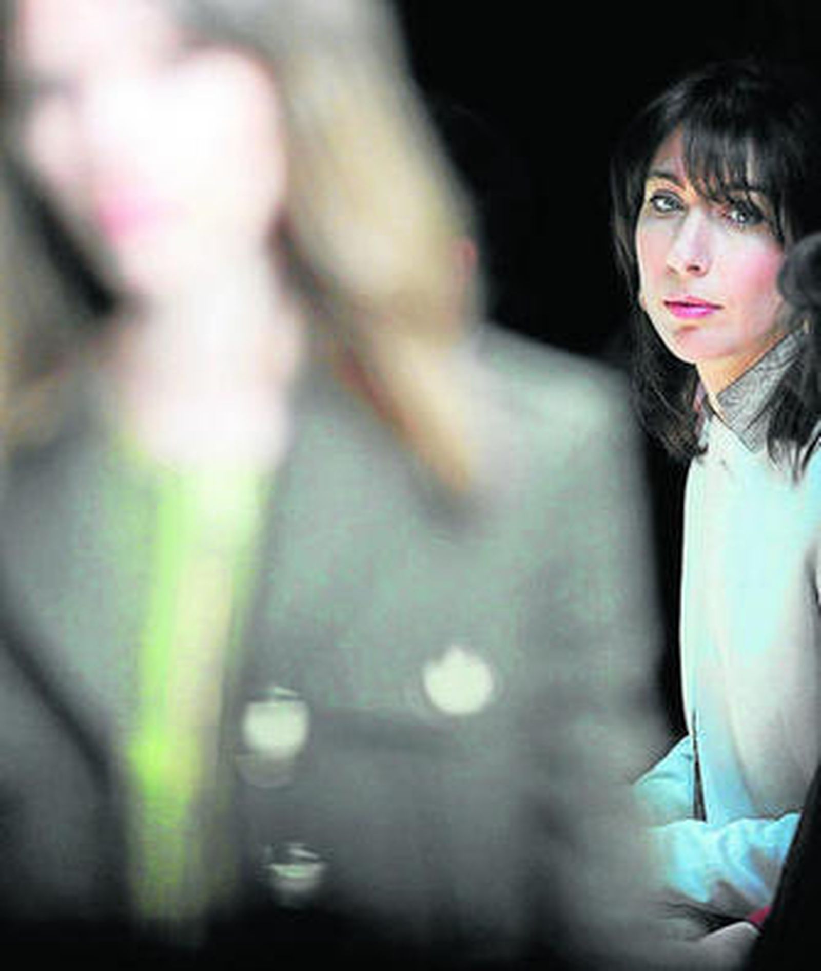 Samantha Cameron durante su asistencia a un desfile de modas.