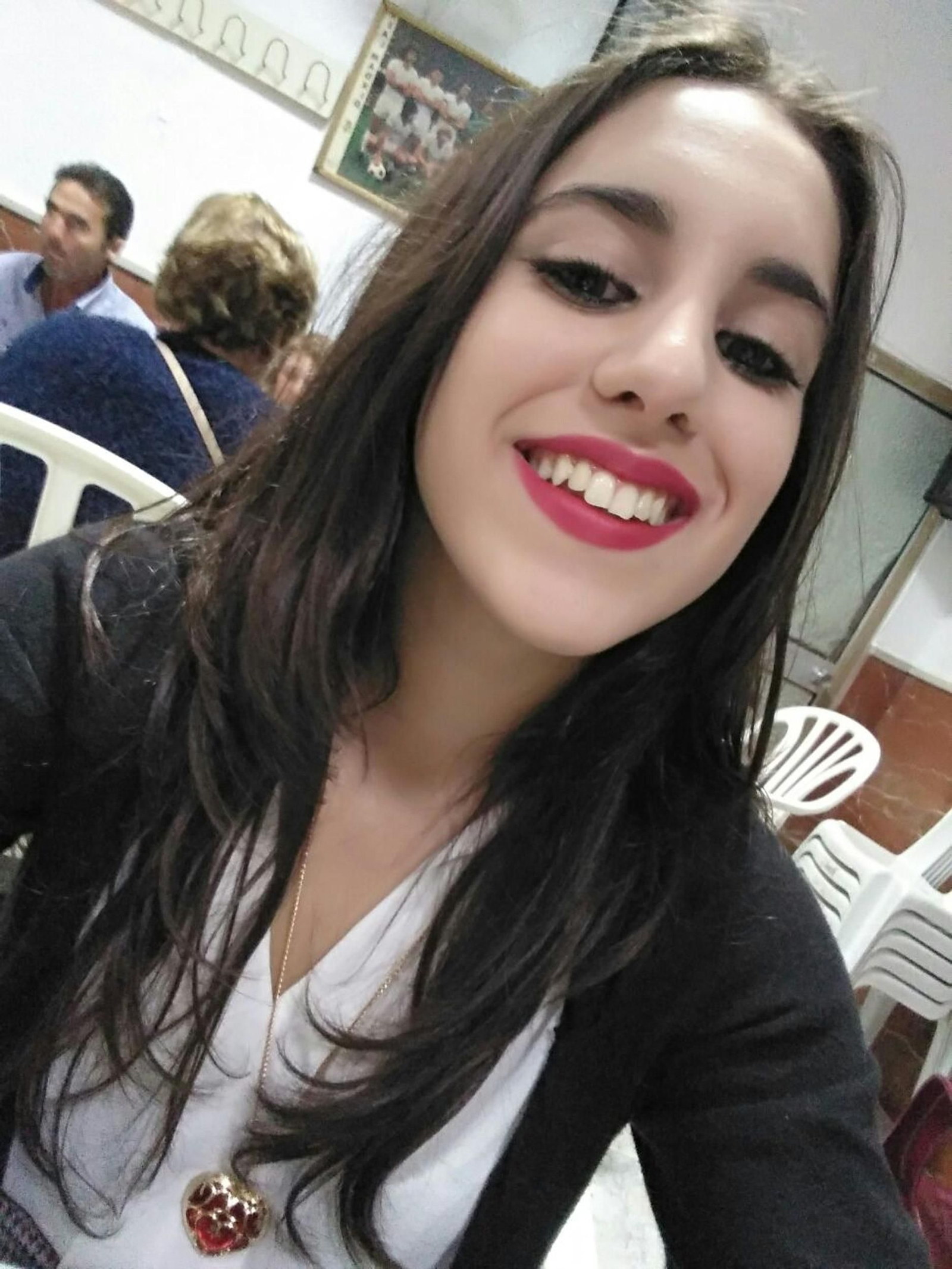 La adolescente desaparecida, María Adela Rodríguez, en una imagen reciente.