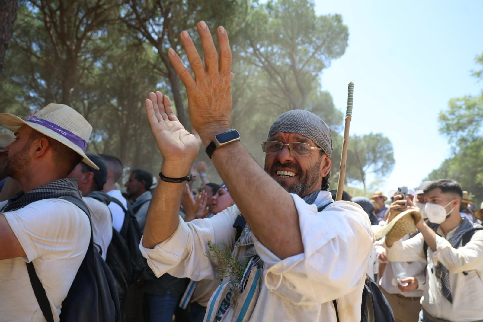Rocío 2025: Las mejores imágenes de los peregrinos de la Hdad del Rocío de Huelva