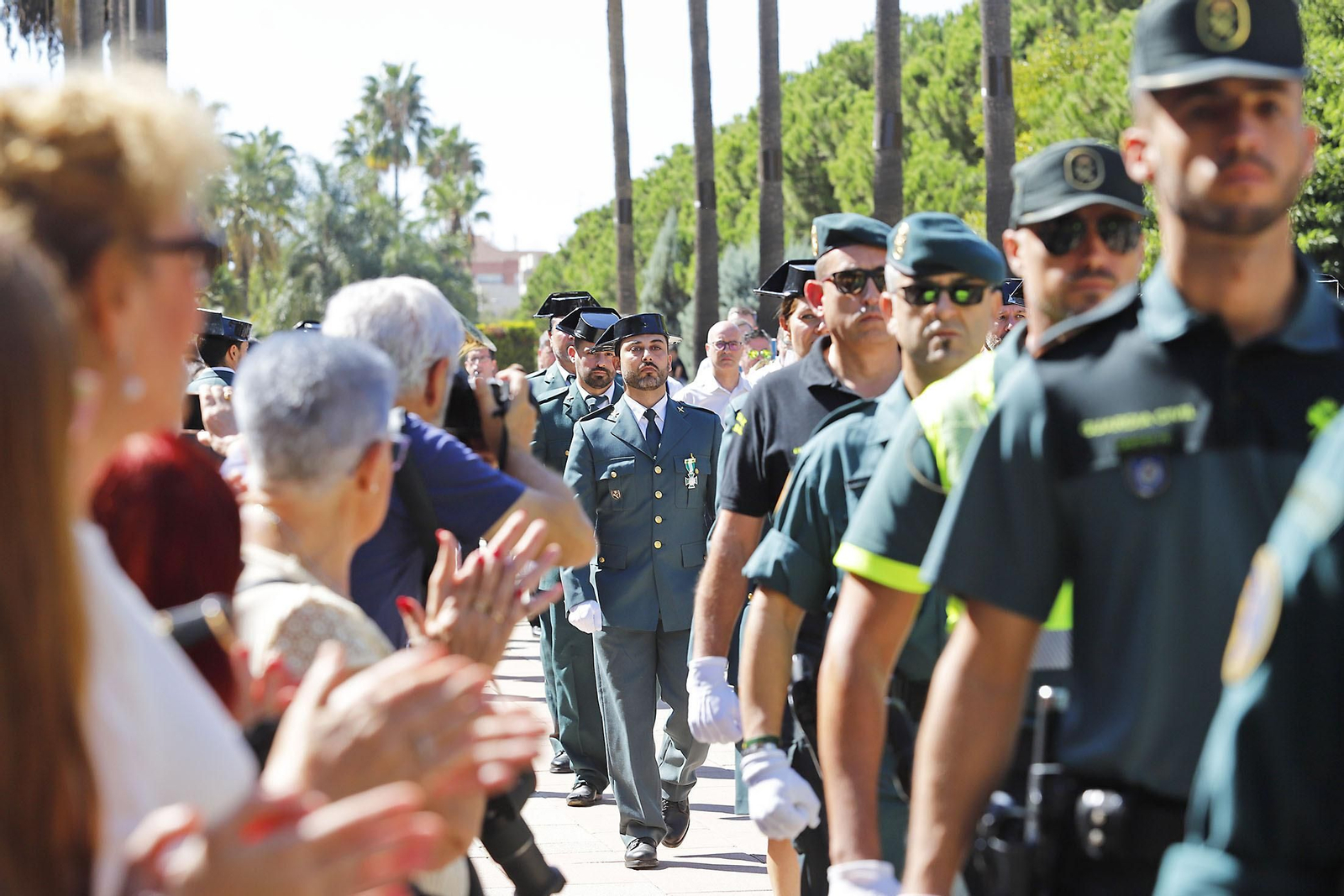 Imágenes de los actos de la Guardia Civil  en Huelva 12 de octubre, Día del Pilar