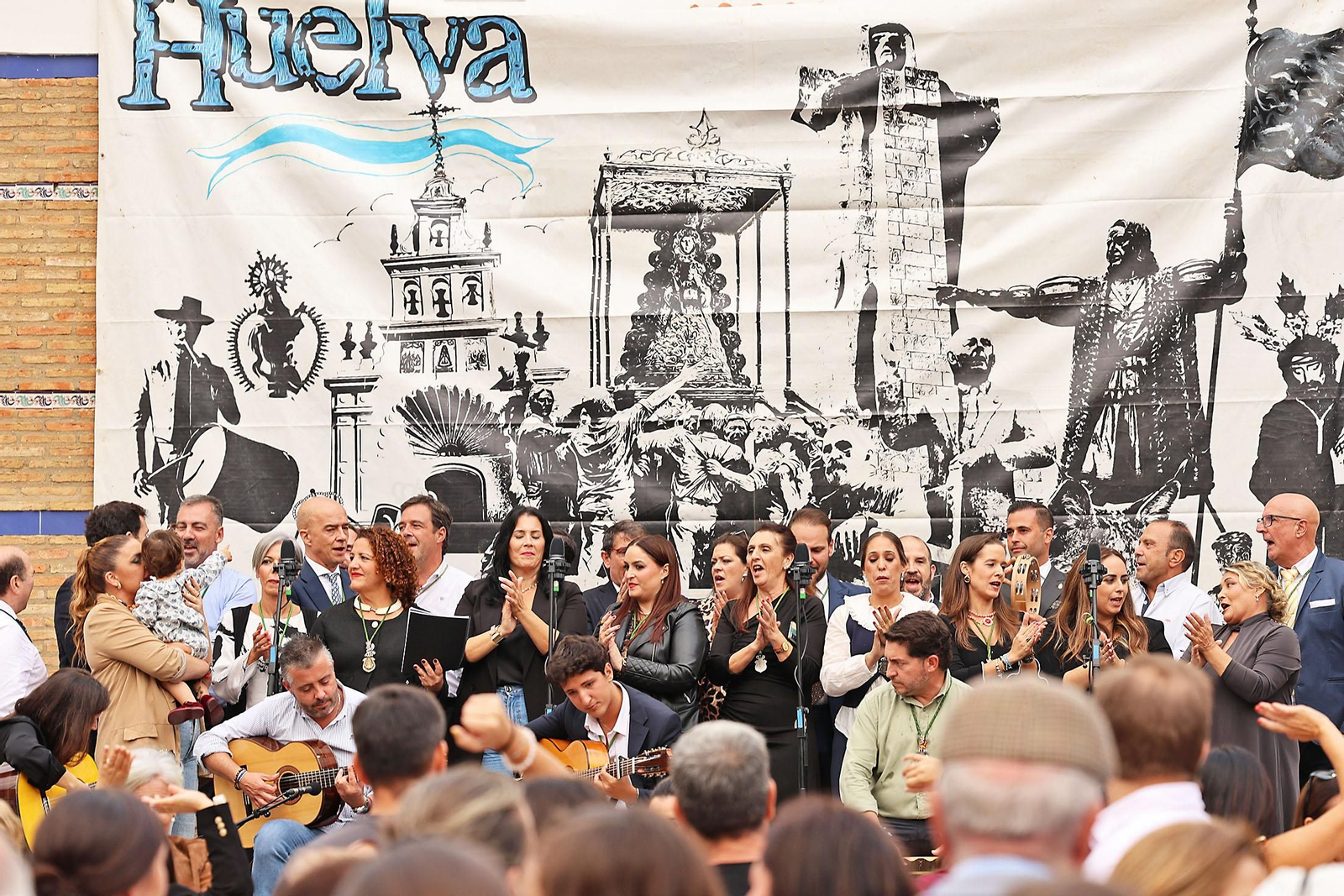 Ambiente en la Hermandad de Huelva tras el regreso de su Simpecado