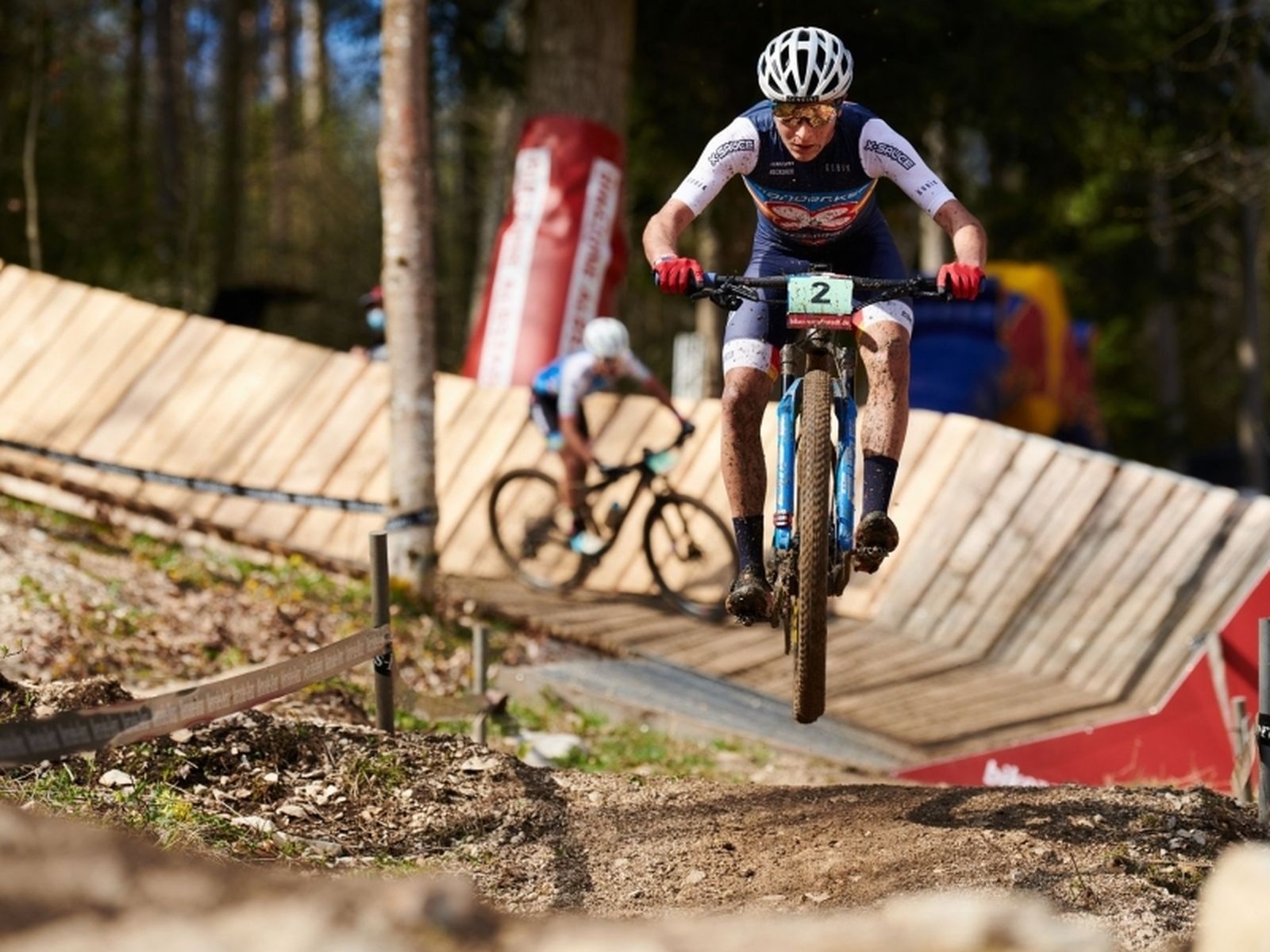Barber en la prueba alemana de la UCI Junior Series