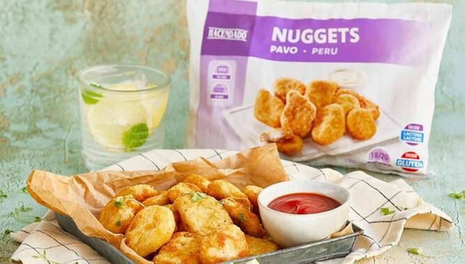 Los nuggets de pavo, sin gluten y sin lactosa de Mercadona.