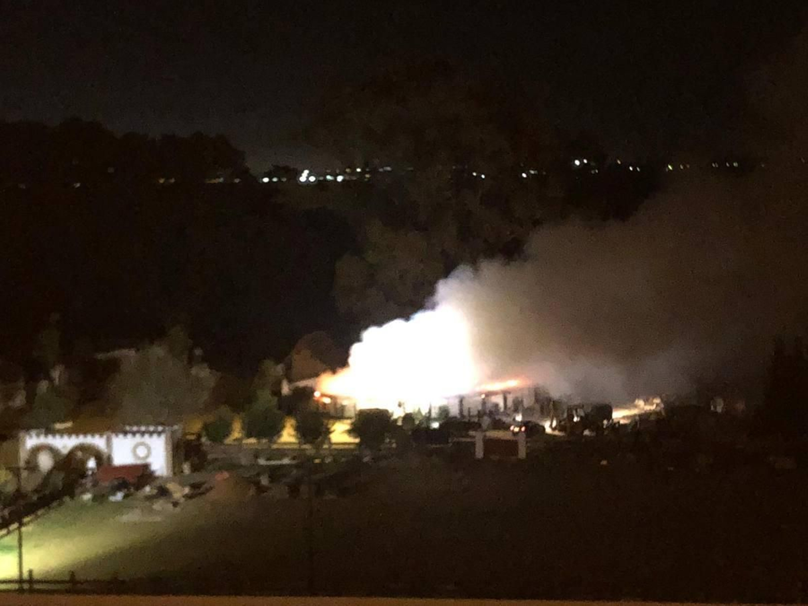 El incendio en la finca de Morante de la Puebla