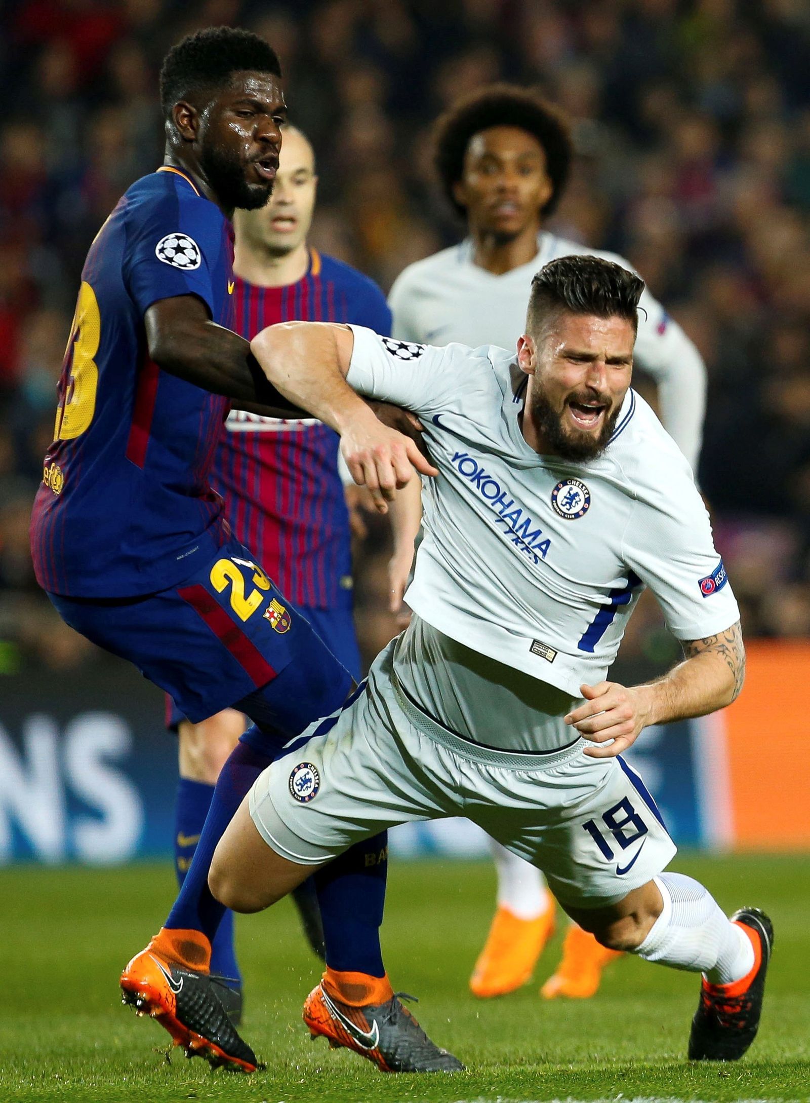 Las imágenes del Barcelona-Chelsea