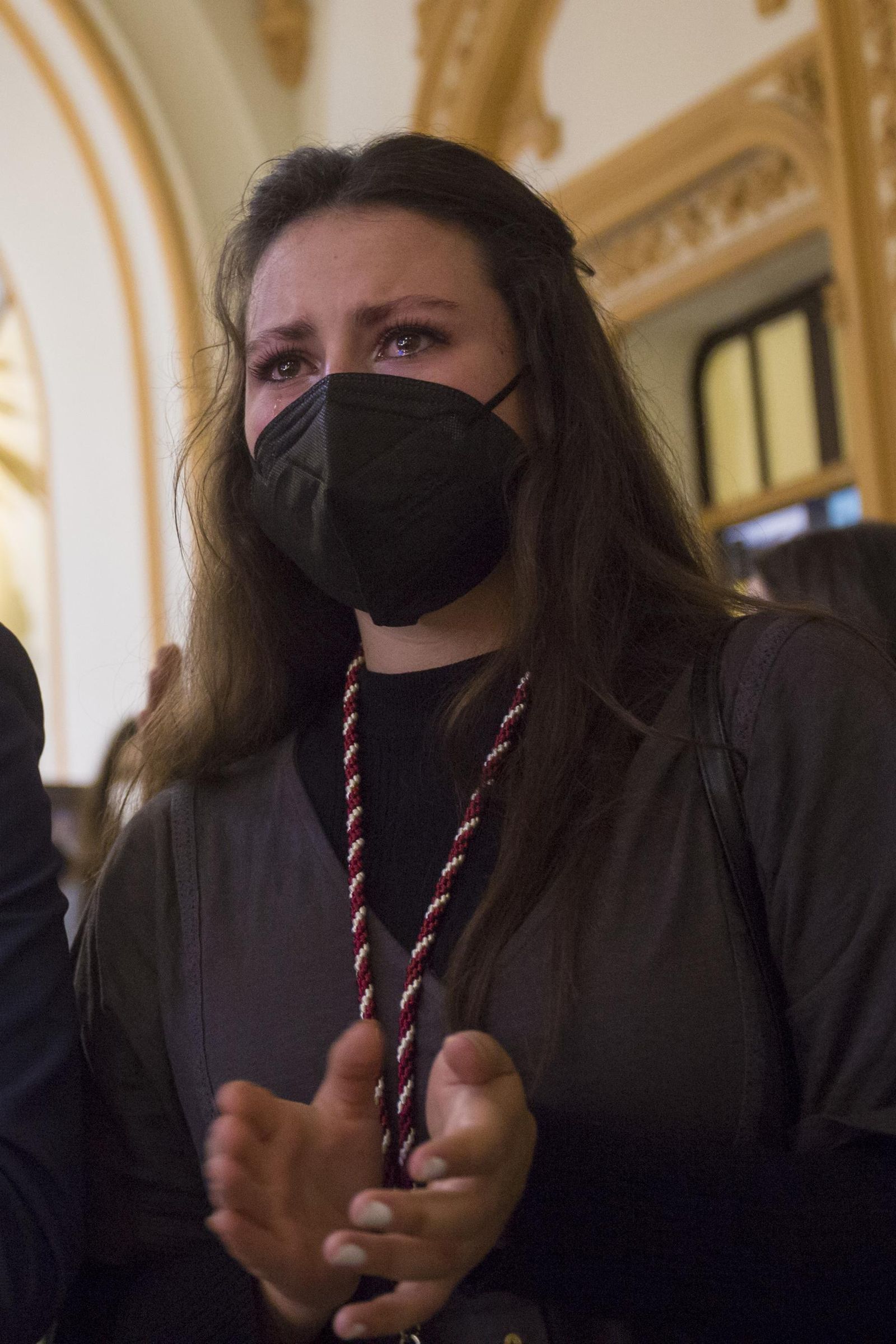 Las fotos del Domingo de Ramos, con largas colas en los templos