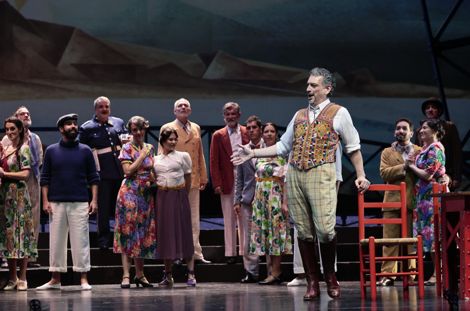 Las imágenes de la zarzuela "Los Gavilanes" en el Maestranza