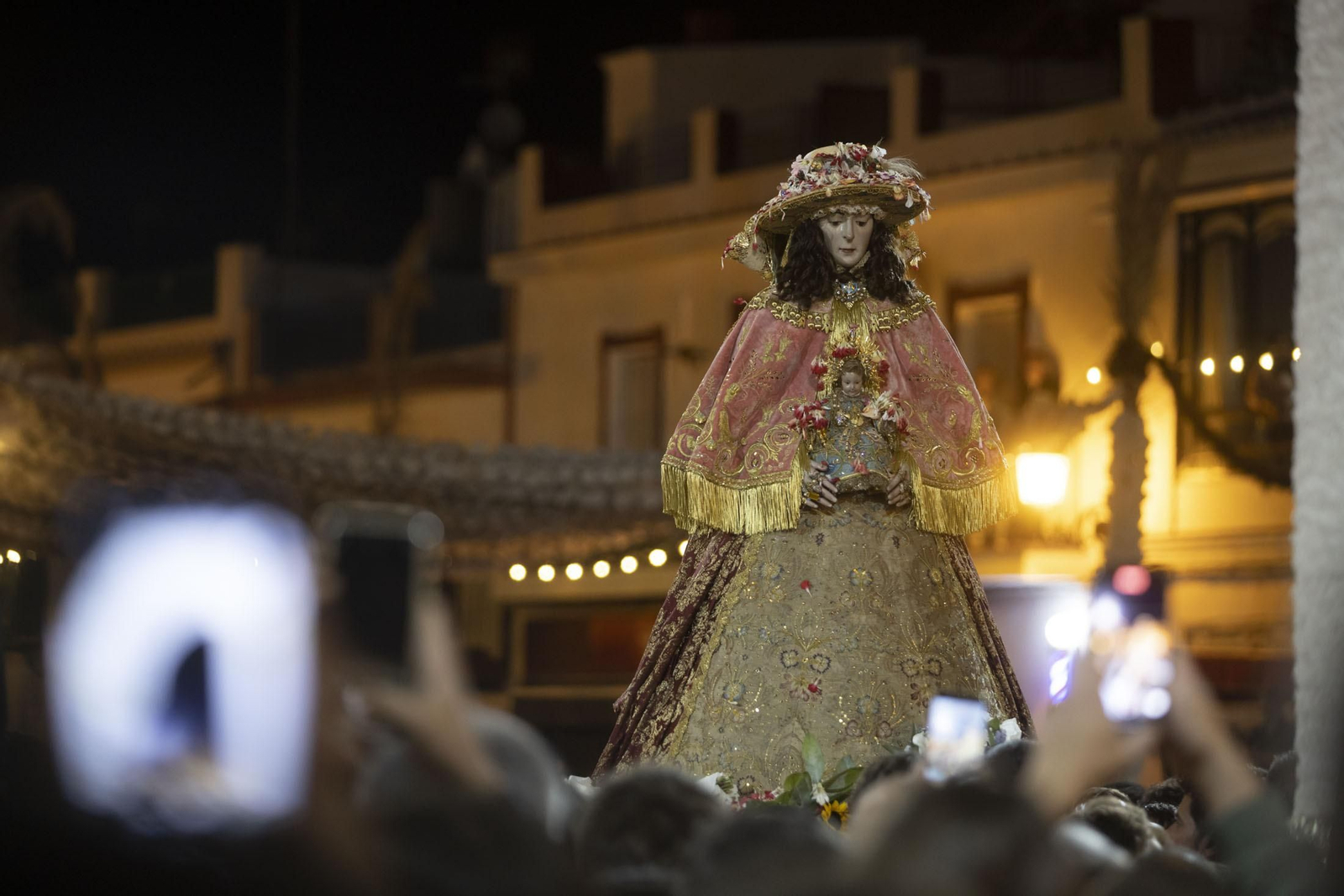 Imágenes del traslado de la Virgen del Rocío de Almonte hasta El Chaparral