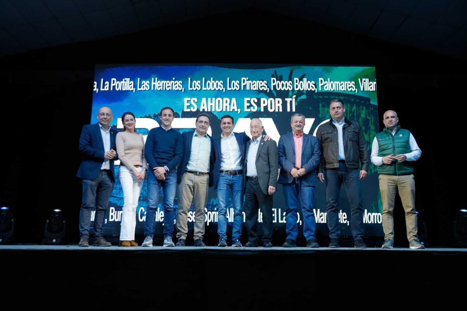 Presentación de Diego Bravo como candidato del PP a la alcaldía de Cuevas del Almanzora