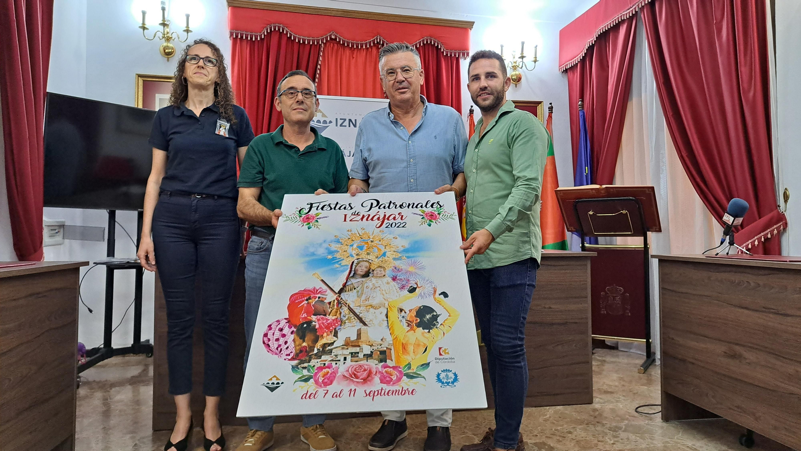 Presentación de las fiestas patronales de Iznájar.