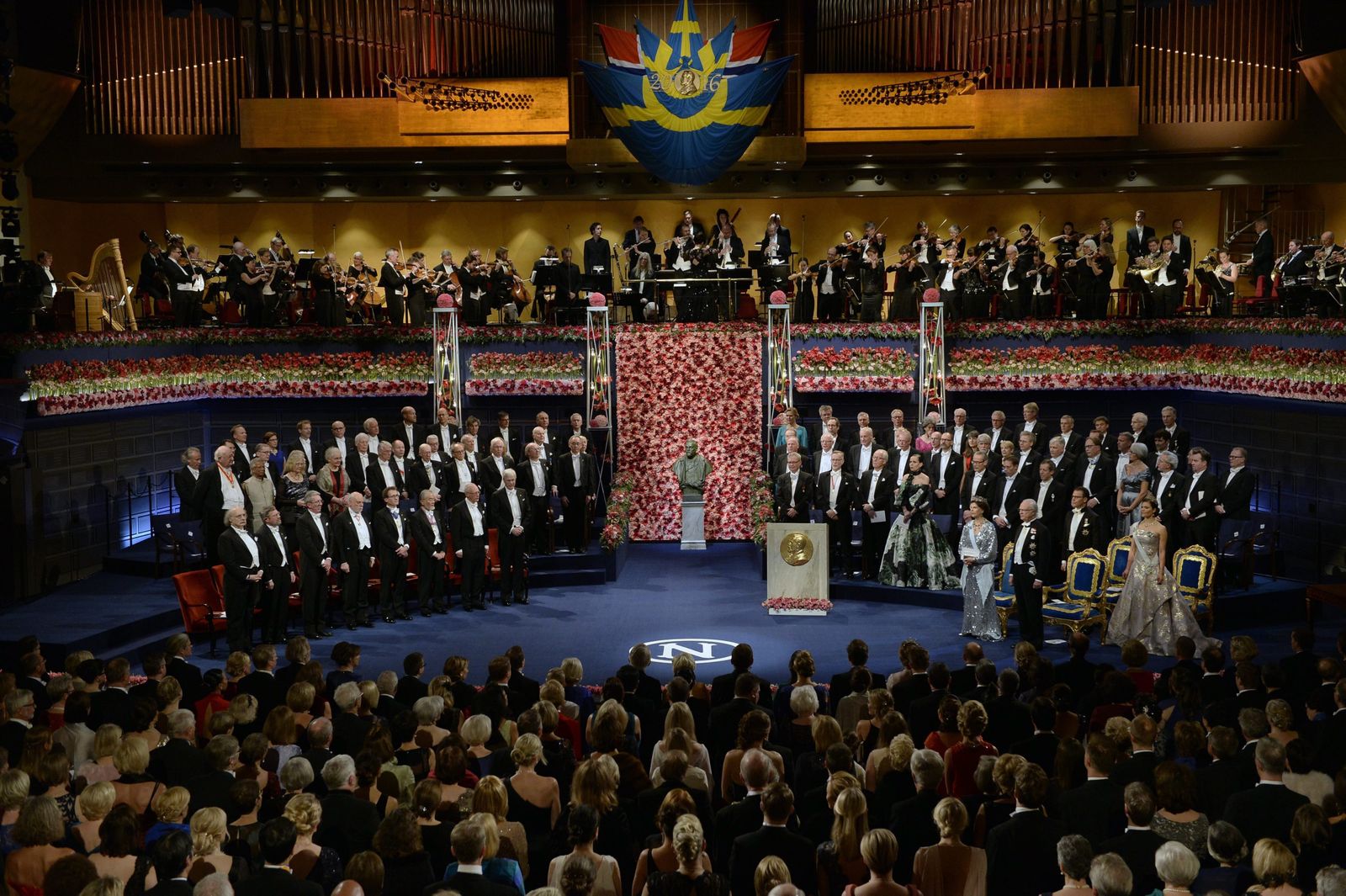 La ceremonia de entrega de los premios Nobel