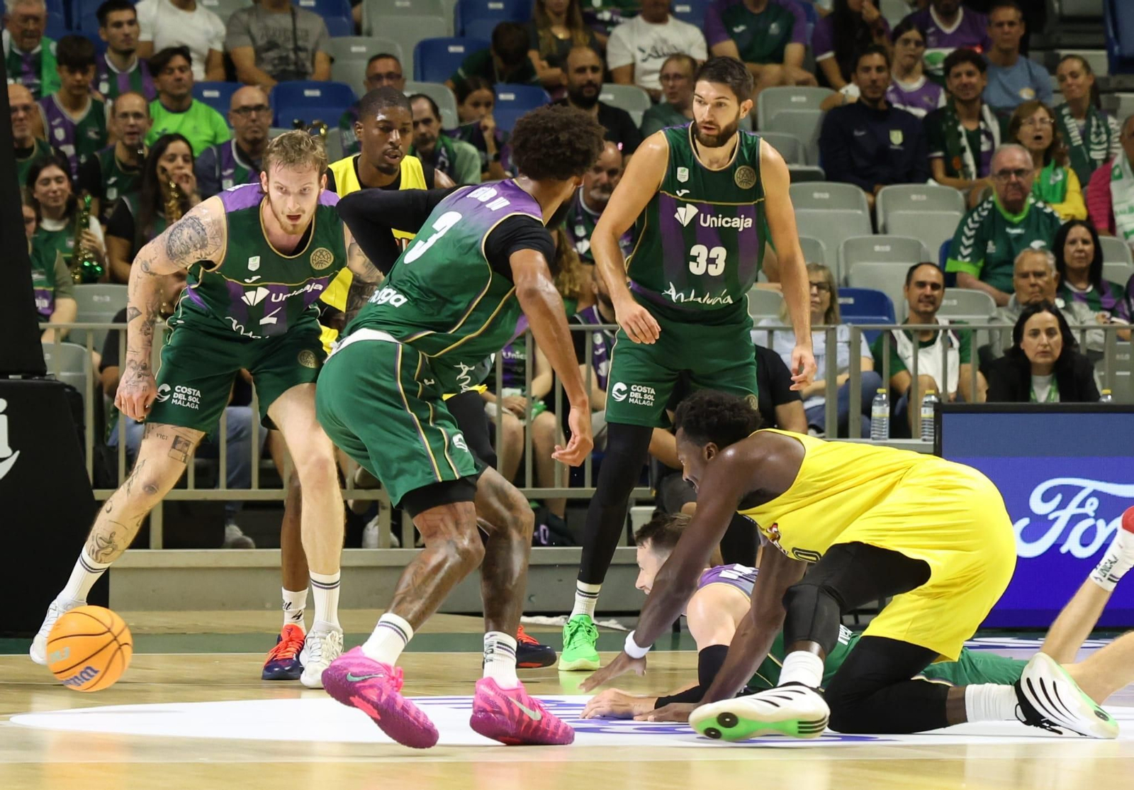 El Unicaja-Mersin, en fotos