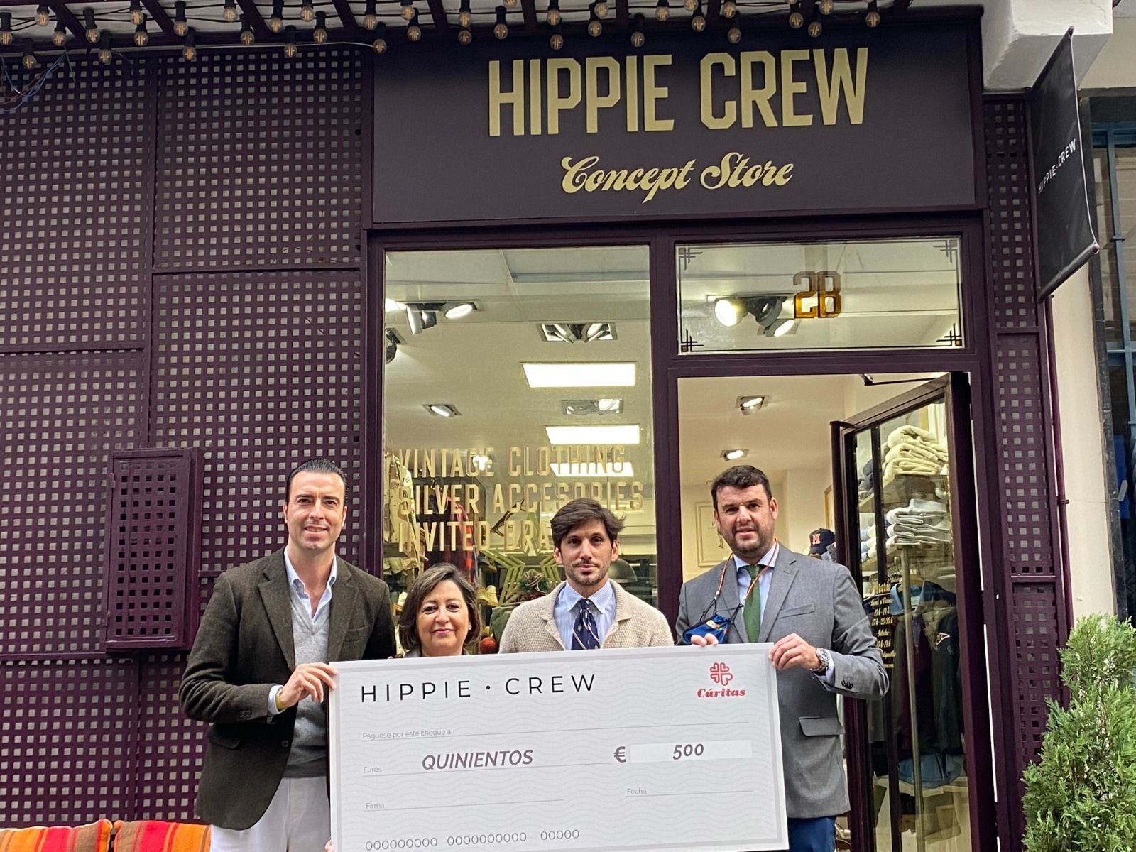Donación de la marca Hippie Crew a Cáritas Córdoba.