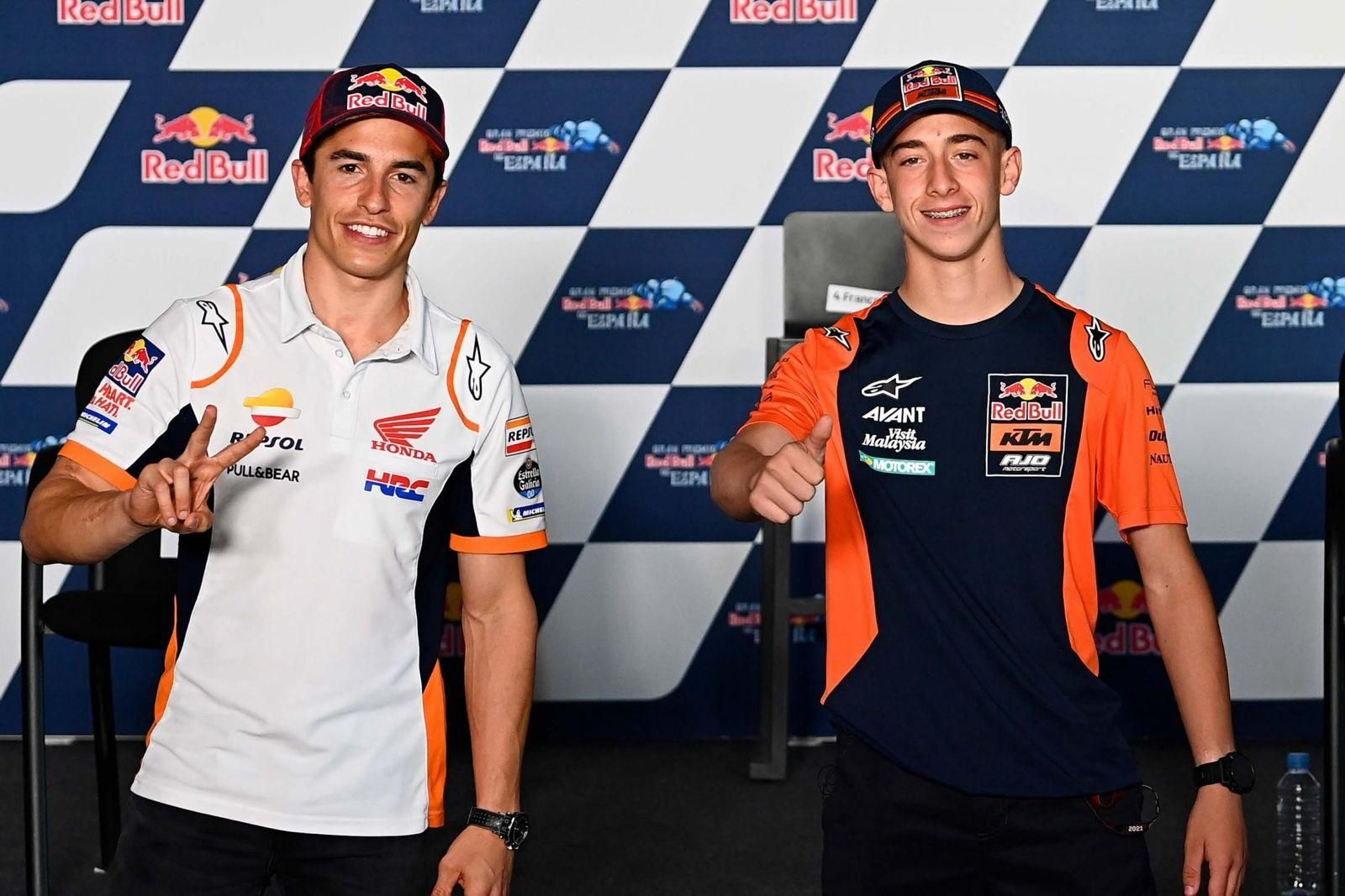 Marc Márquez y Pedro Acosta, maestro y discípulo, lucharán en MotoGP en 2024. Marc Márquez y Pedro Acosta, maestro y discípulo, lucharán en MotoGP en 2024.