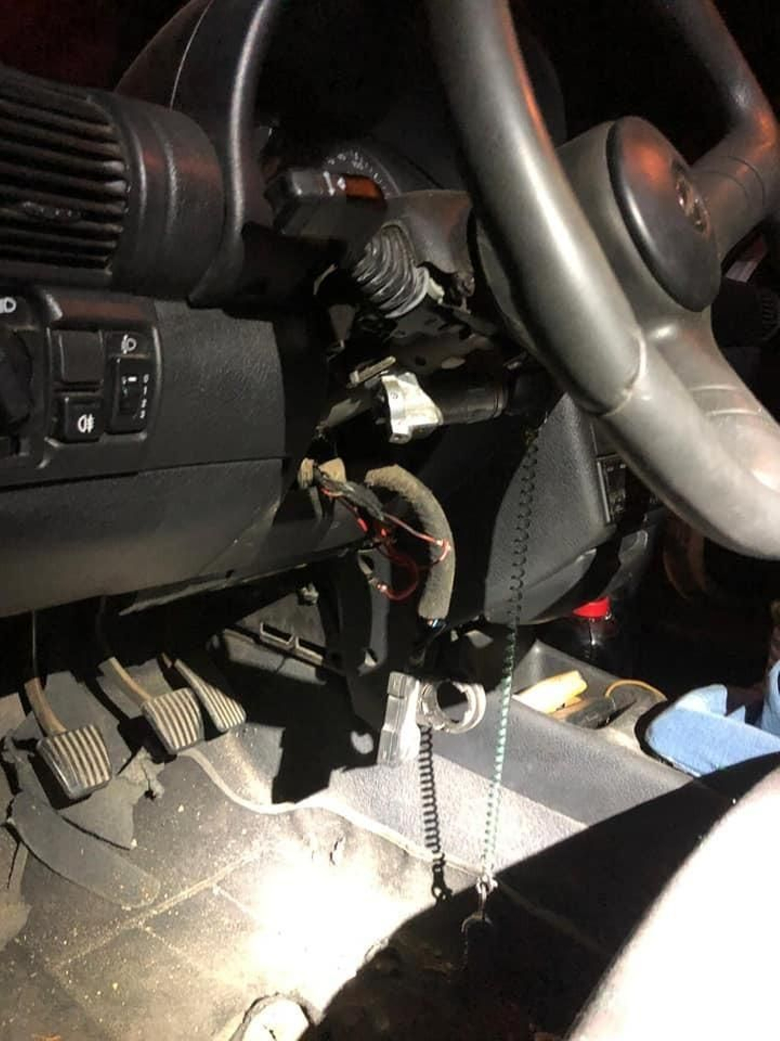 Interior de uno de los vehículos.