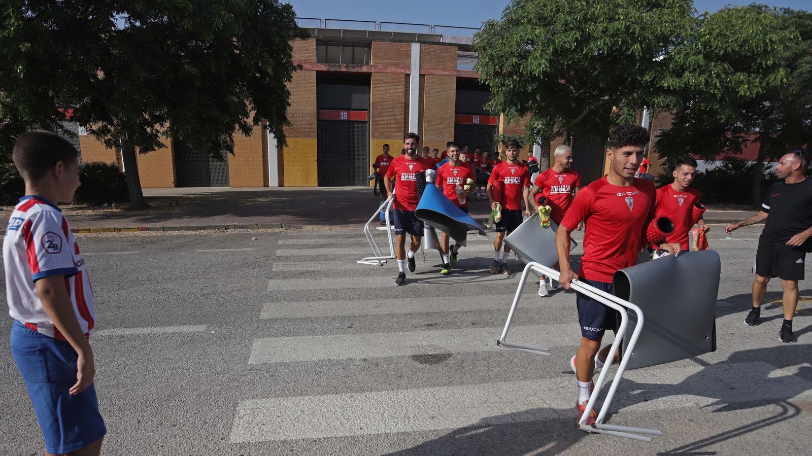 Fotos del primer entrenamiento del Algeciras CF