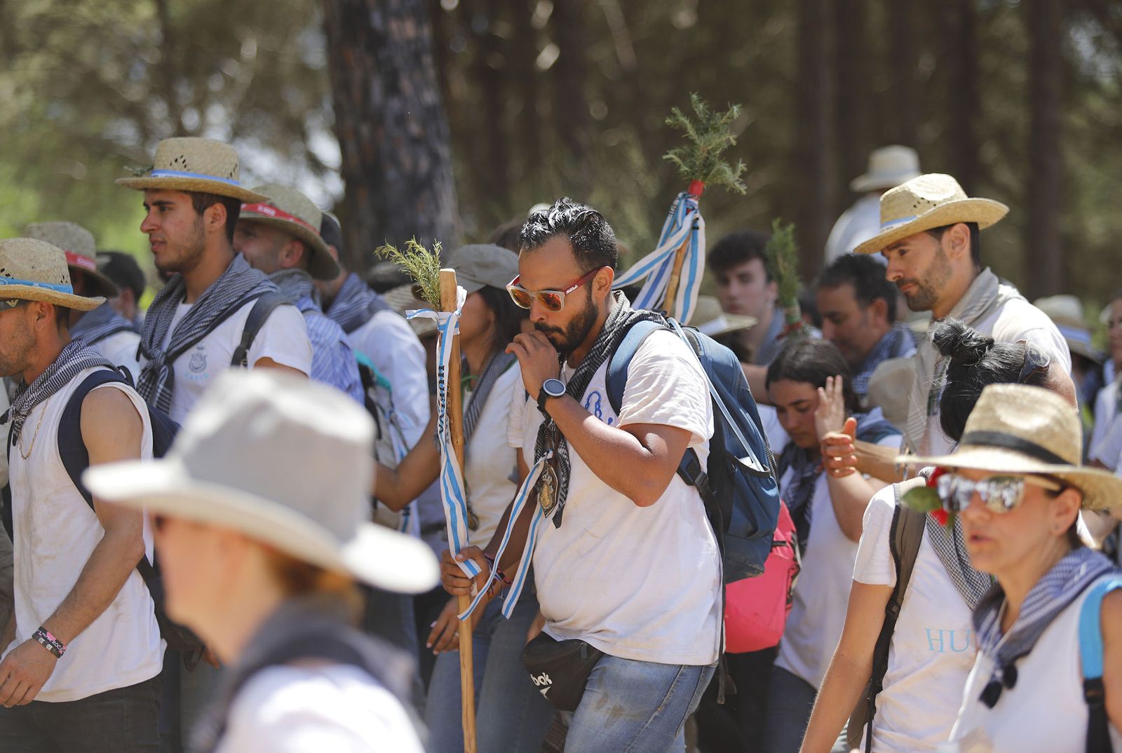 Todos los peregrinos de la Hermandad de Huelva, en imágenes