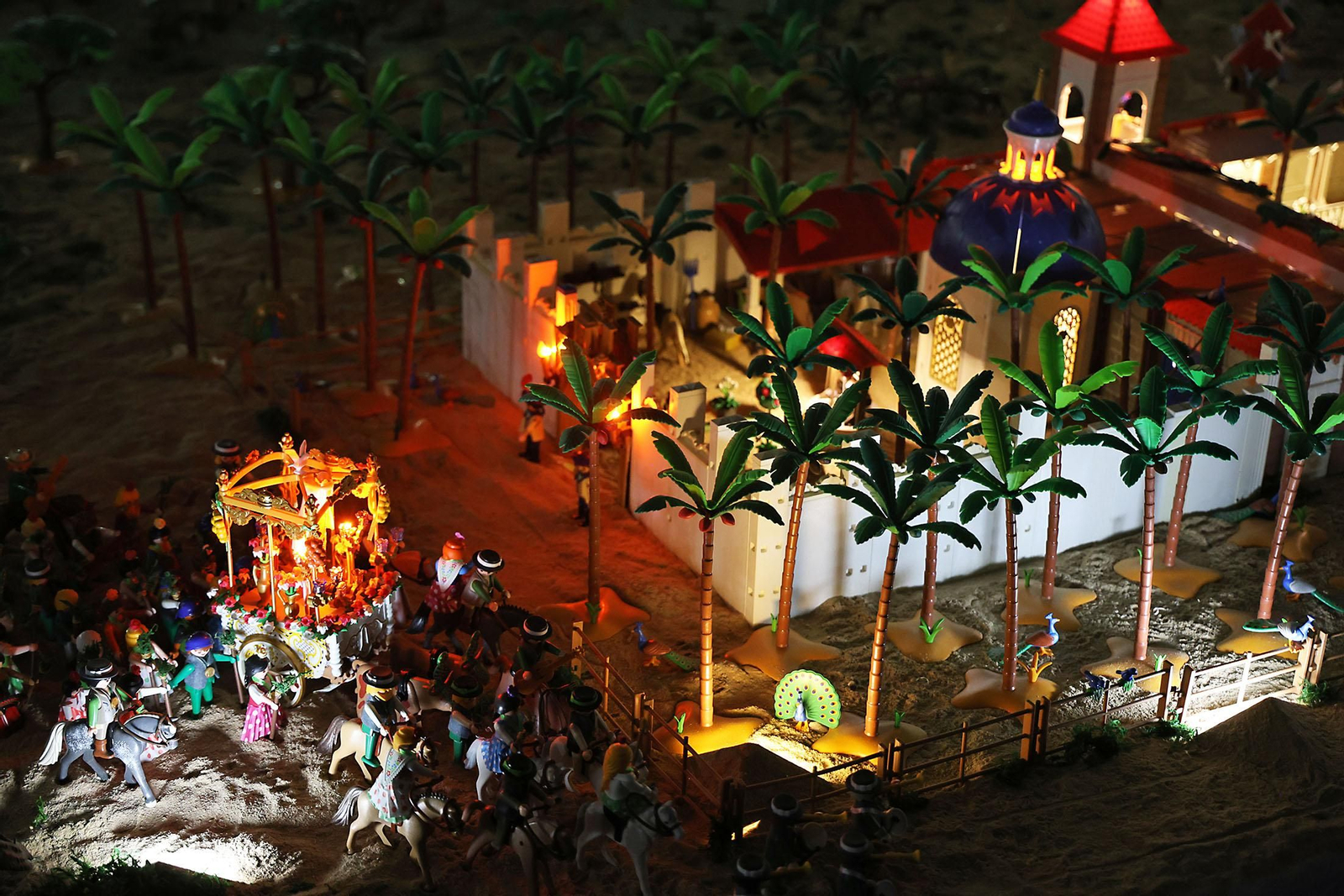 Imágenes del Belén de Playmobil más grande del mundo dedicado al Rocío