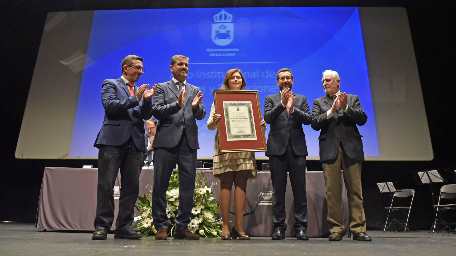 Entrega de Honores y Distinciones por el 150 aniversario de La Línea