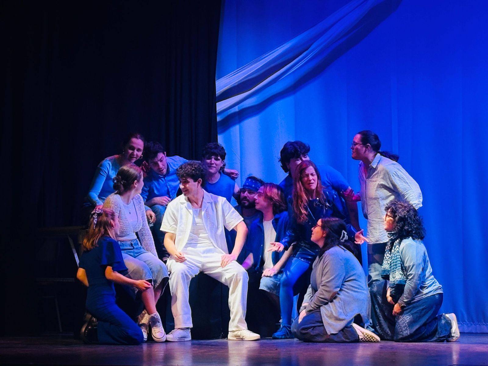 Un momento de la representación.