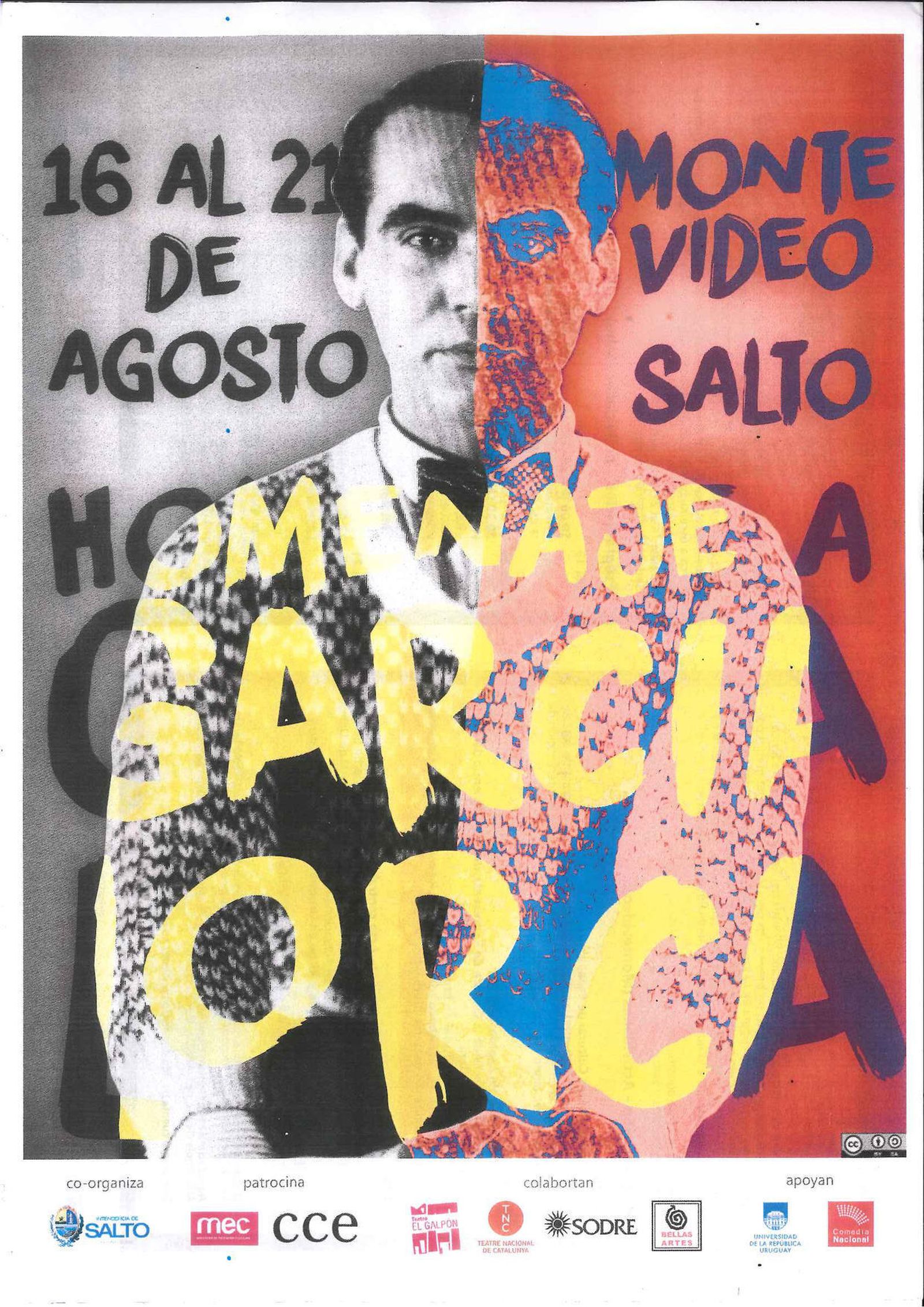 Cartel del homenaje por el 80 aniversario.