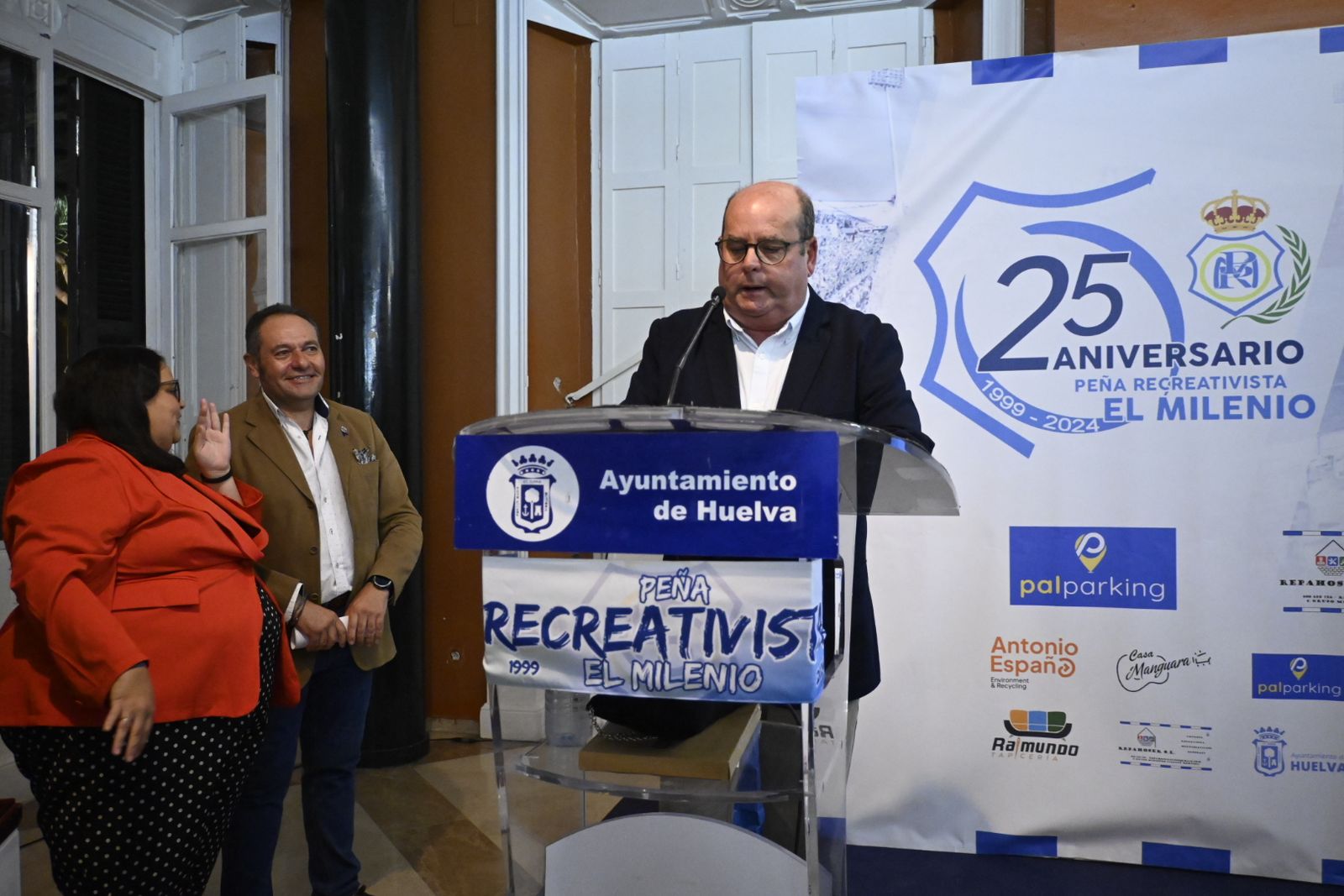 Acto de celebración del 25 aniversario de la Peña Cultural Recreativista 'El Milenio' en imágenes