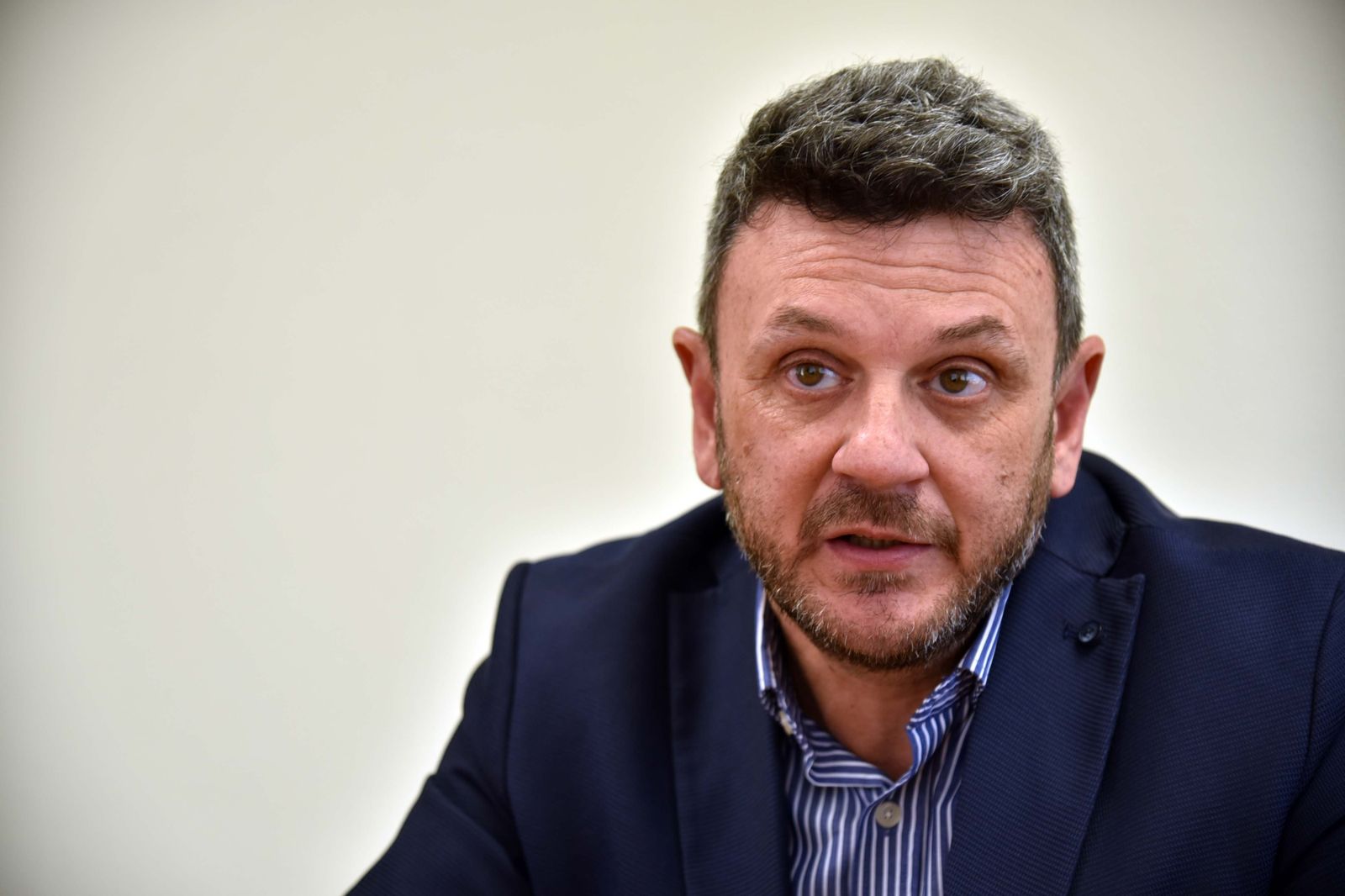 Jesús Ivars en las instalaciones de Cepsa Química, en el término municipal de San Roque.