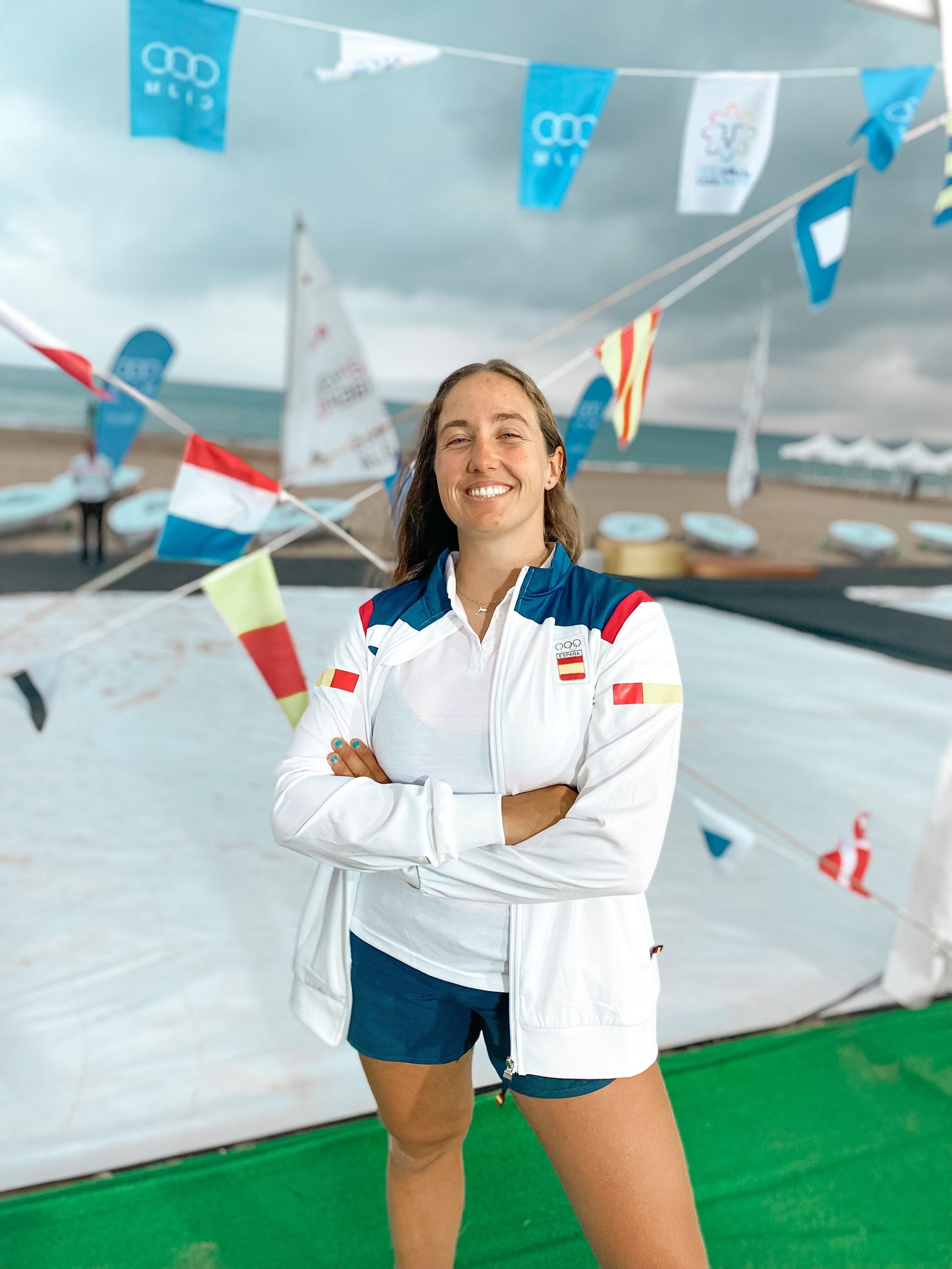 Pilar Lamadrid, en los recientes Juegos del Mediterráneo.